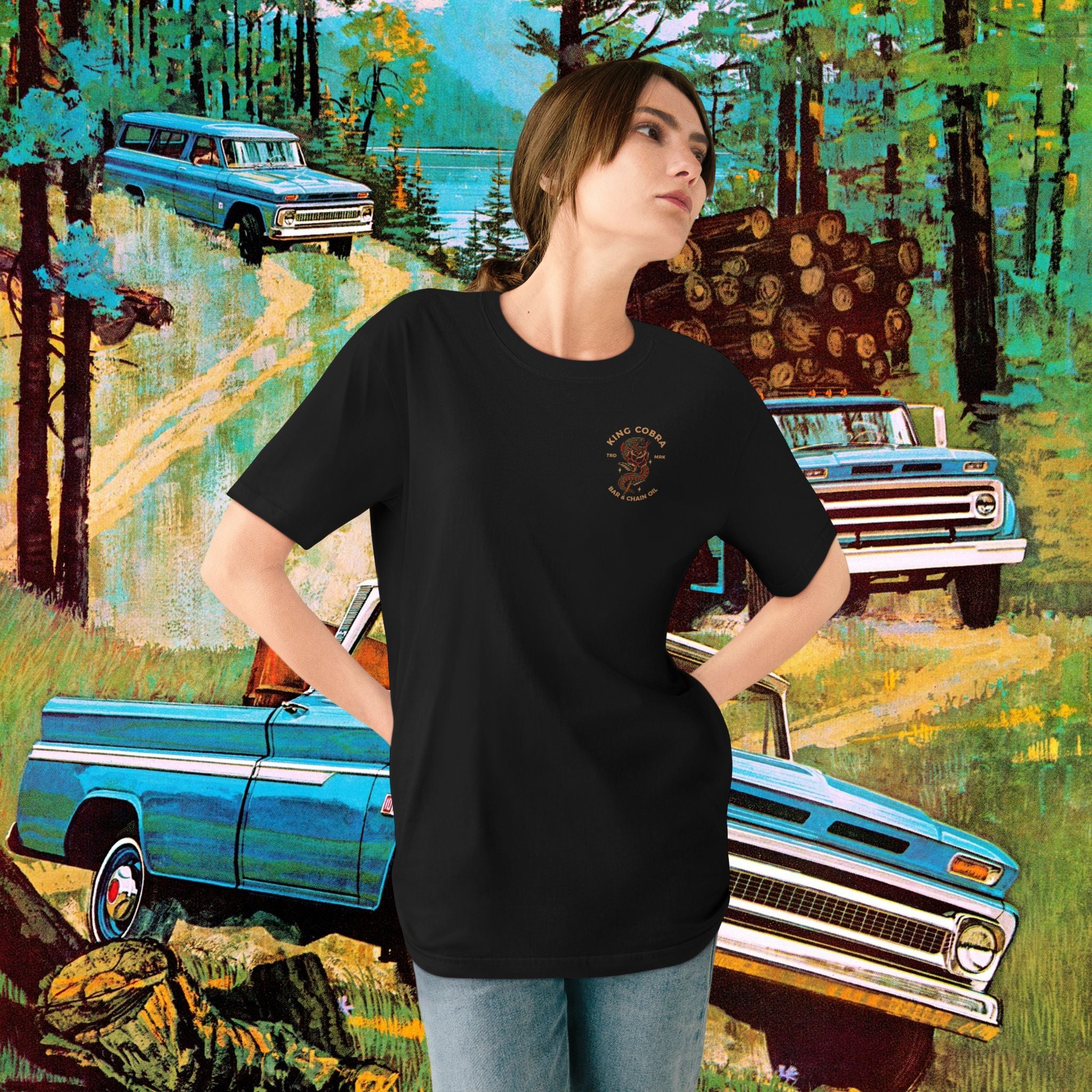 King Cobra Bar Oil Organic Staple T-shirt