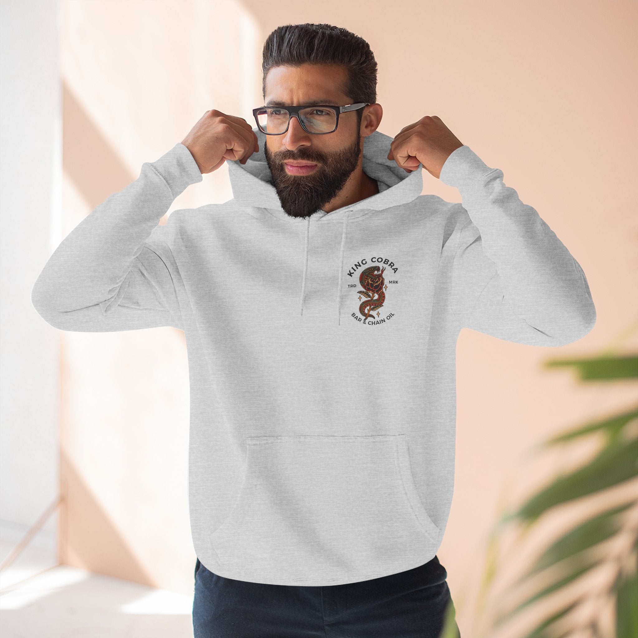 King Cobra Three-Panel Fleece Hoodie