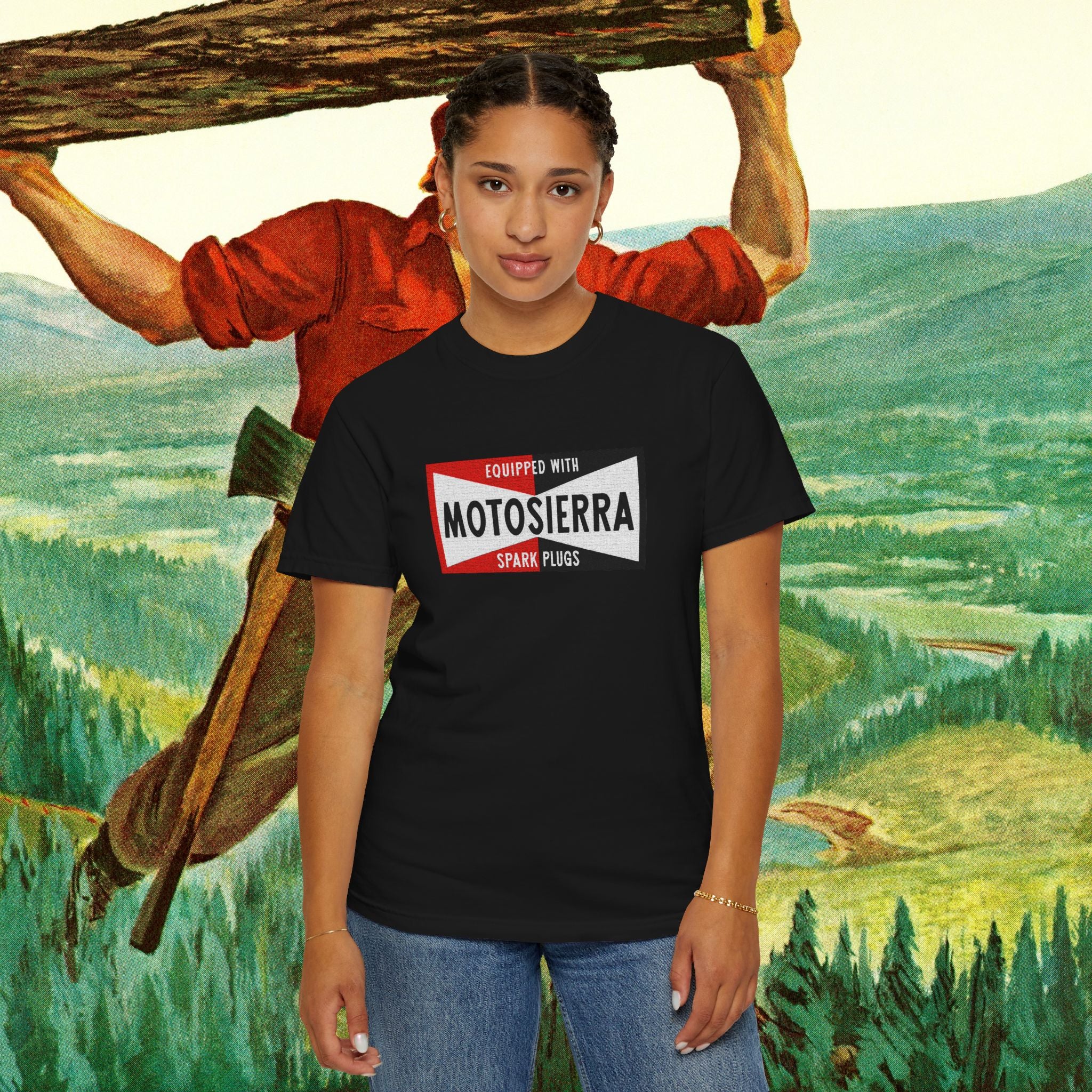 Plug Unisex Garment-Dyed T-shirt