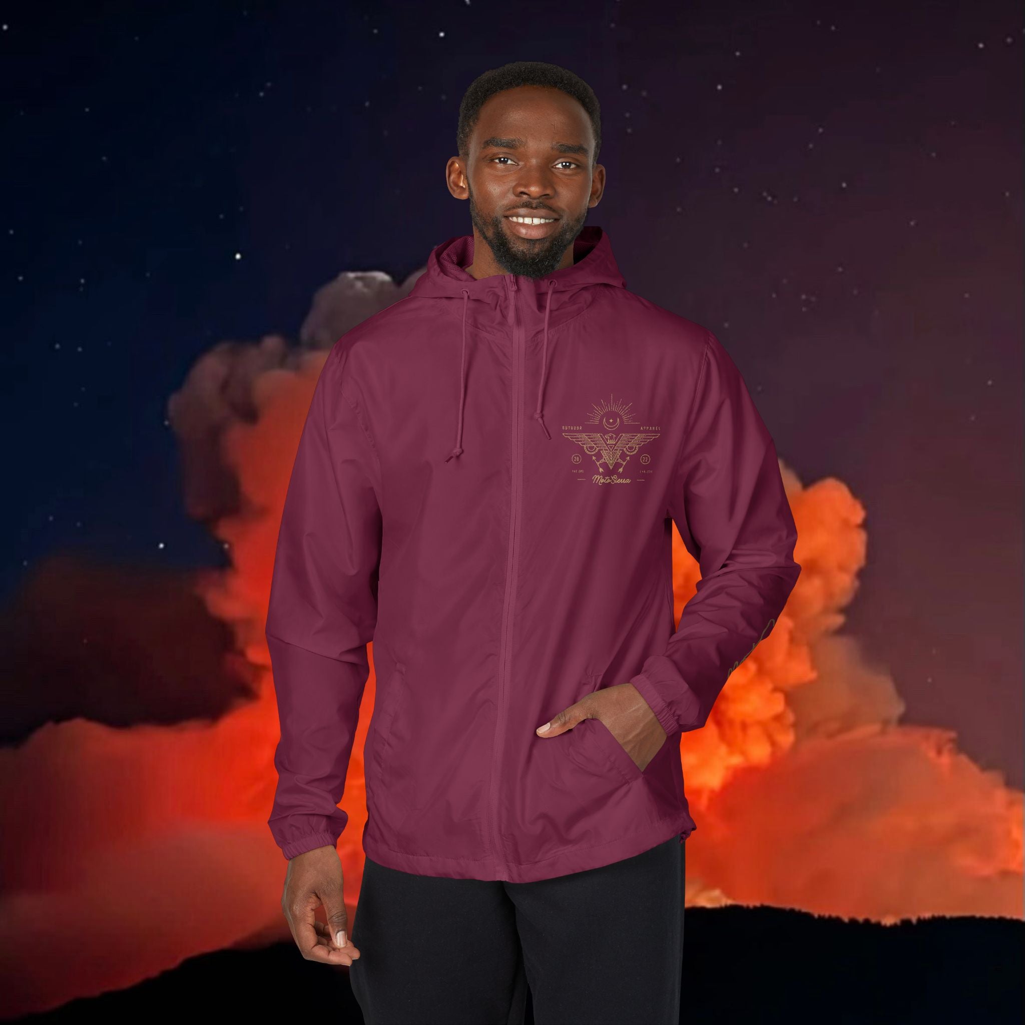 Homage Unisex Full-Zip Windbreaker Jacket