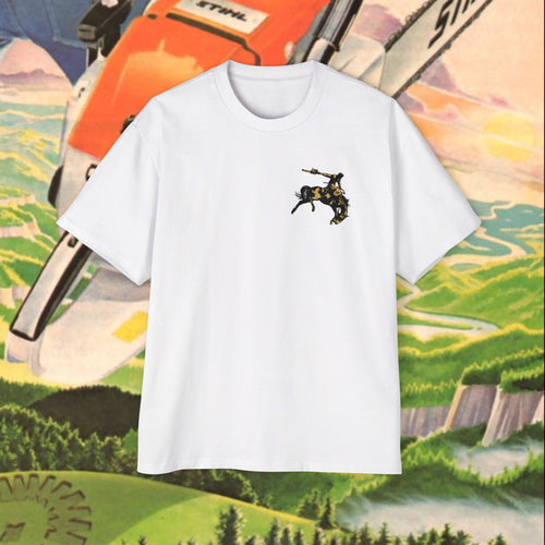 Australia Cowboy Logo Men's Heavy Oversized Tee
