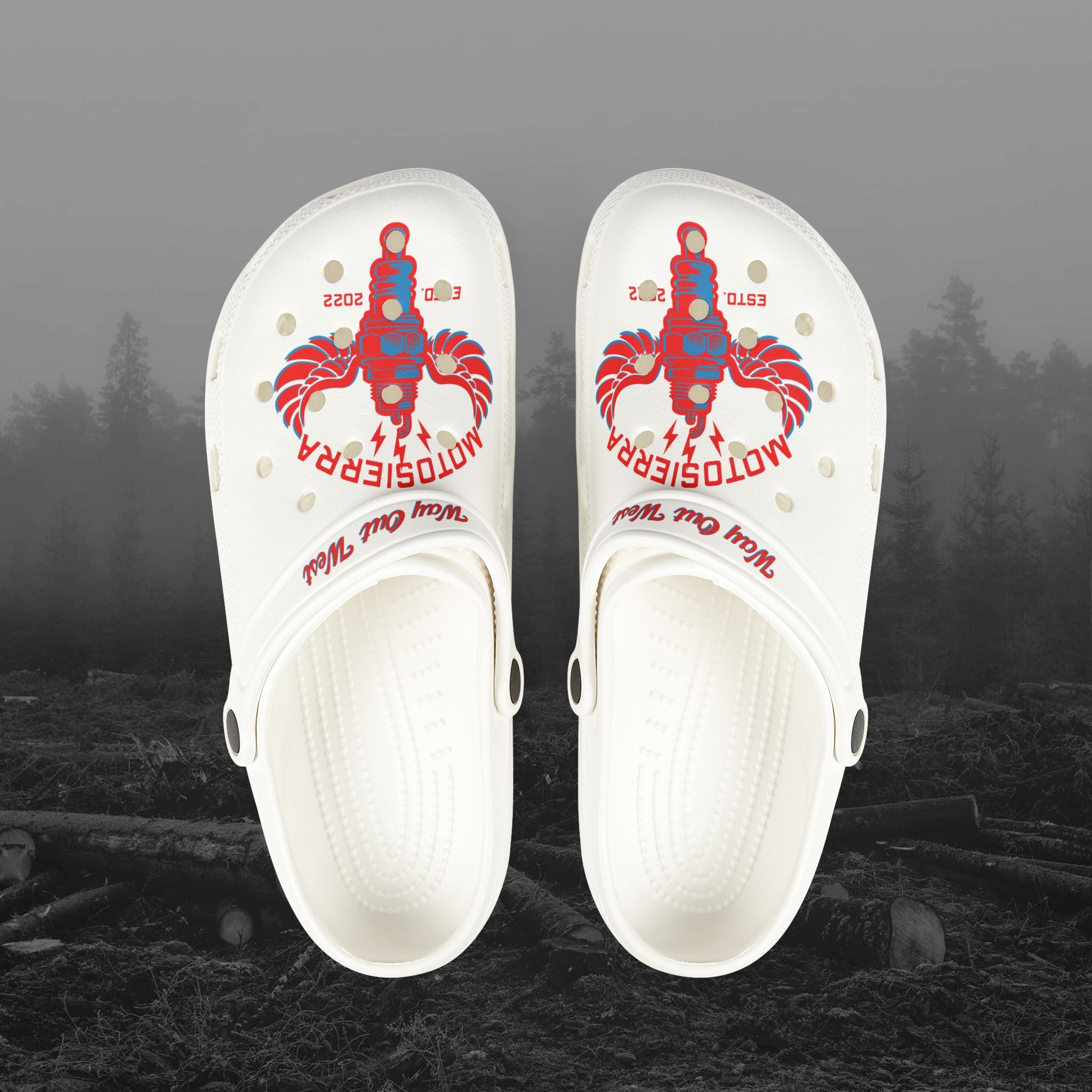 Motosierra Owl Logo Foam Rubber Shoes