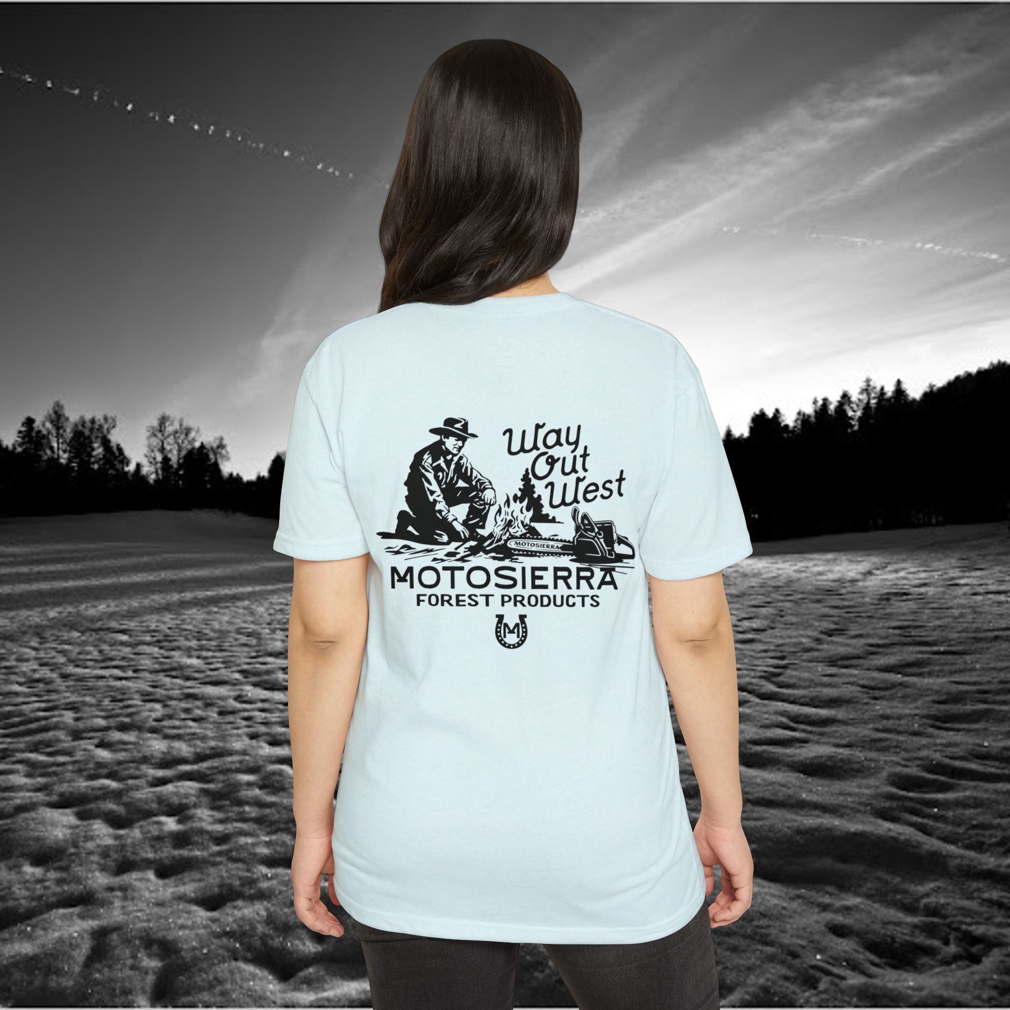 Way Out West Unisex CVC Jersey T-shirt