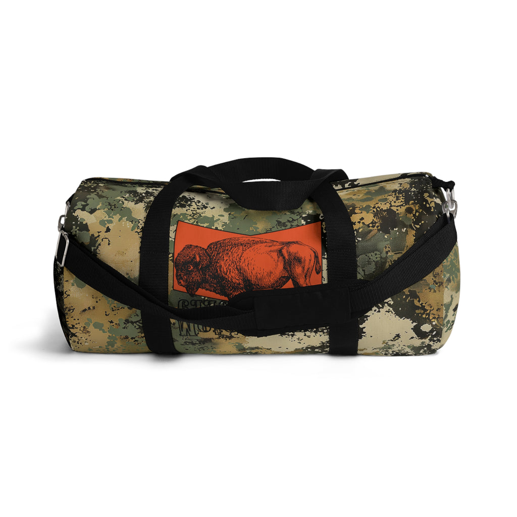 Bison Logo Flecktarn Duffel Bag