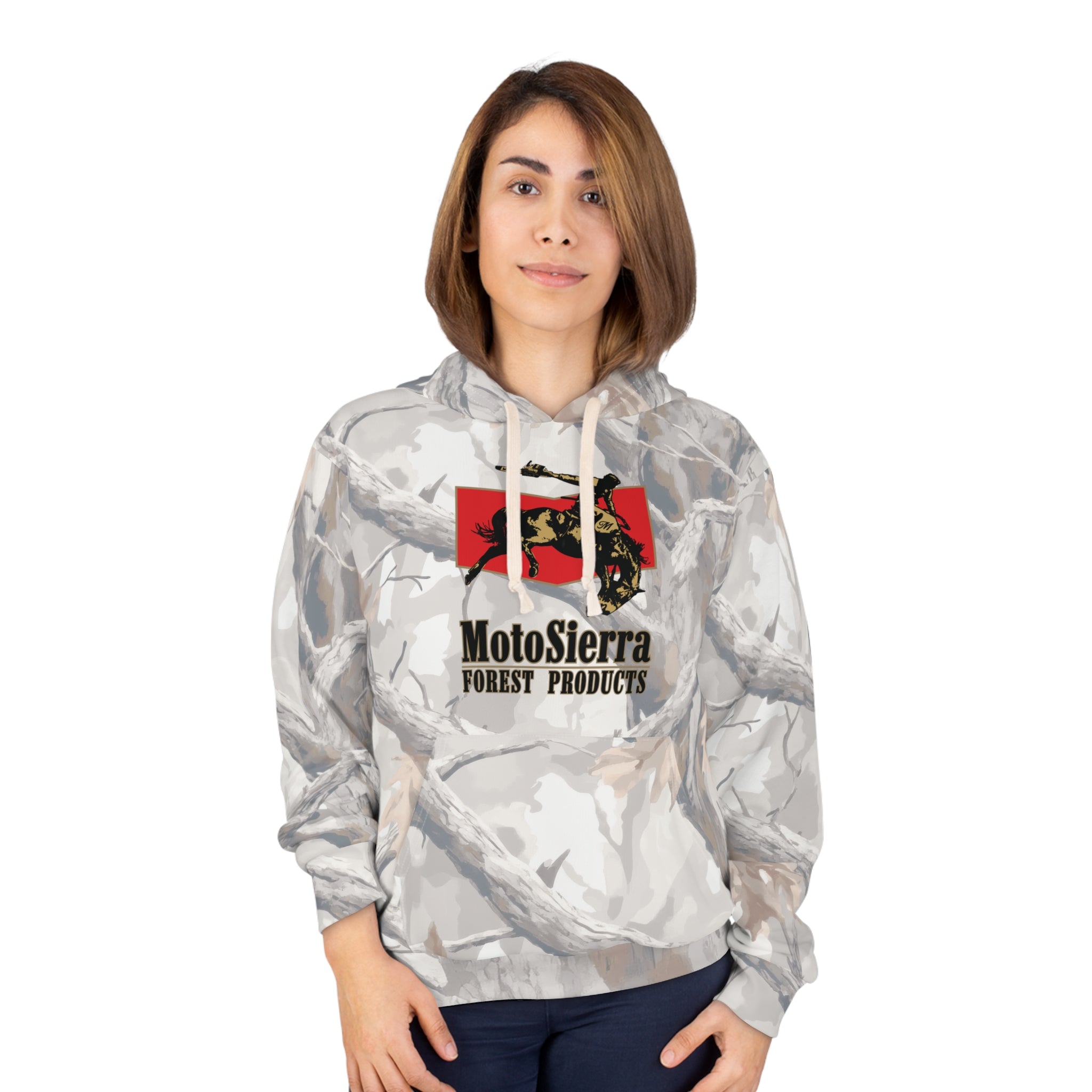 Ghost Camo Pullover Hoodie for Adventurers, Outdoor Gear, Casual Style,
