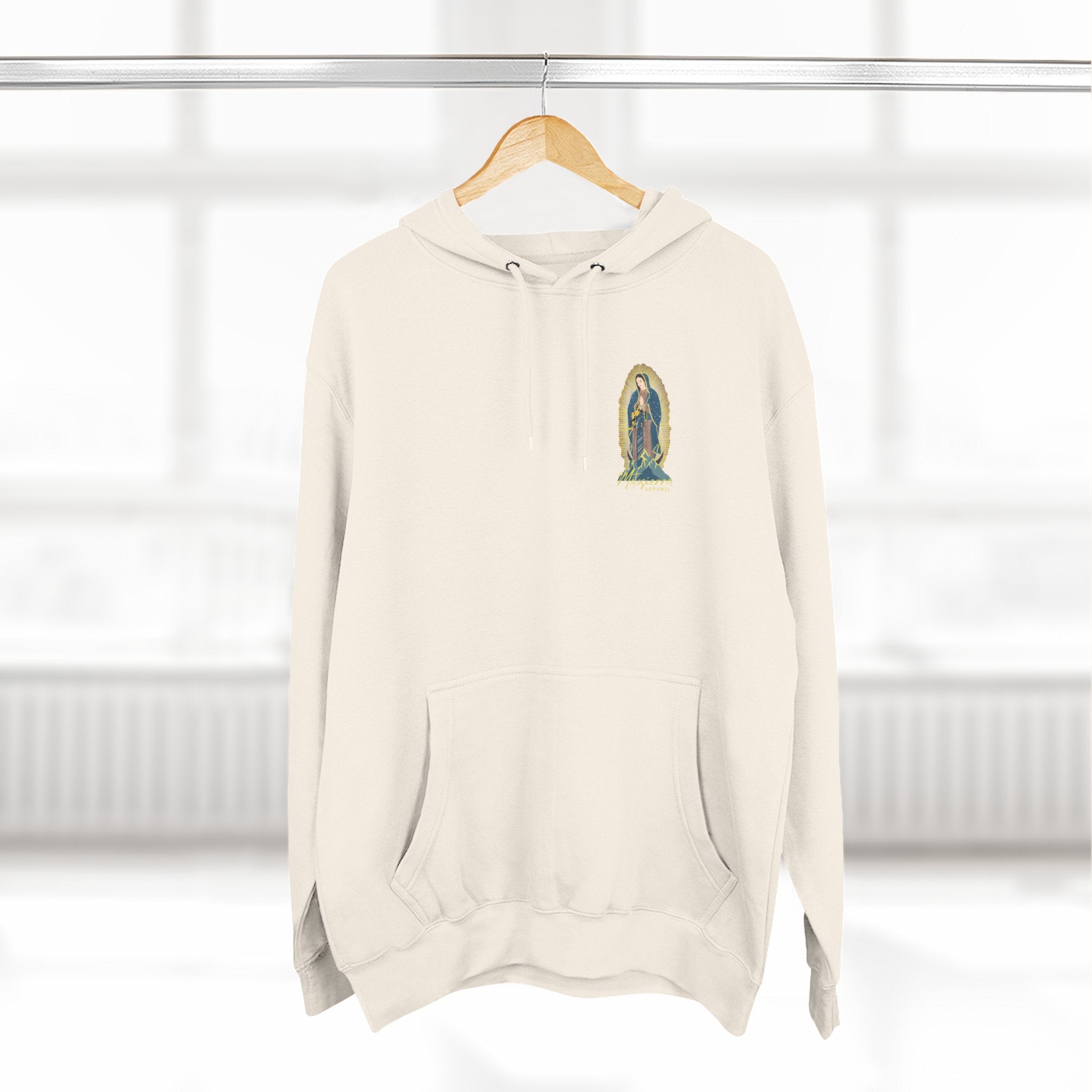 Guadalupe Three-Panel Fleece Hoodie