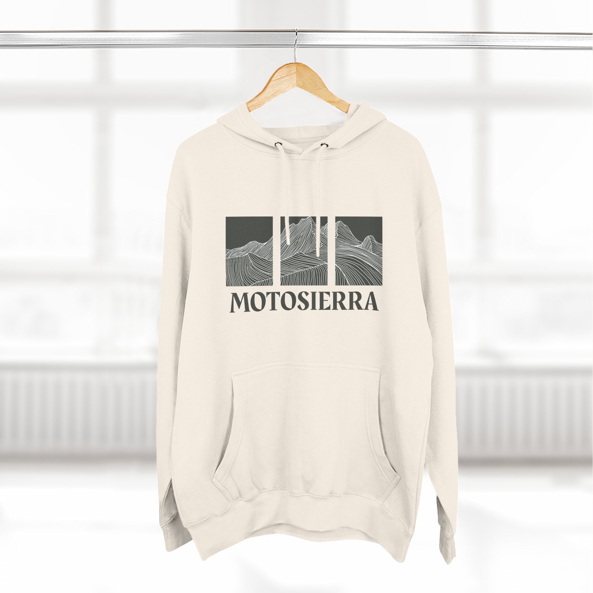 Bowden Three-Panel Fleece Hoodie