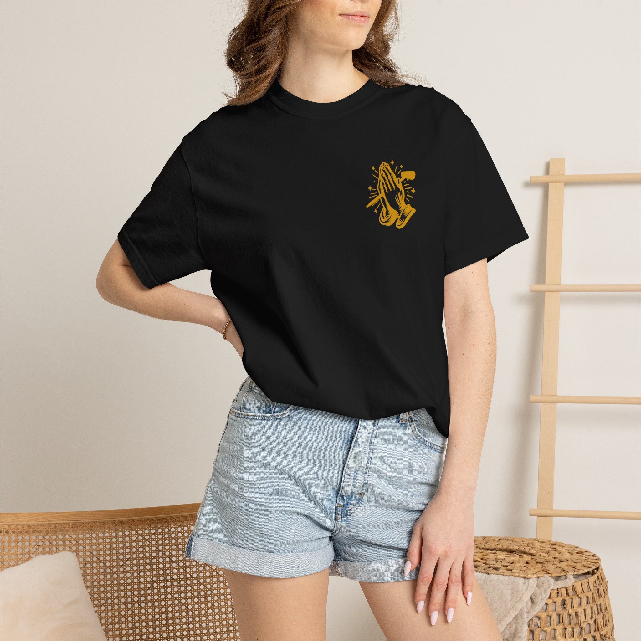 Australia Praying Hands Unisex Garment-Dyed T-shirt