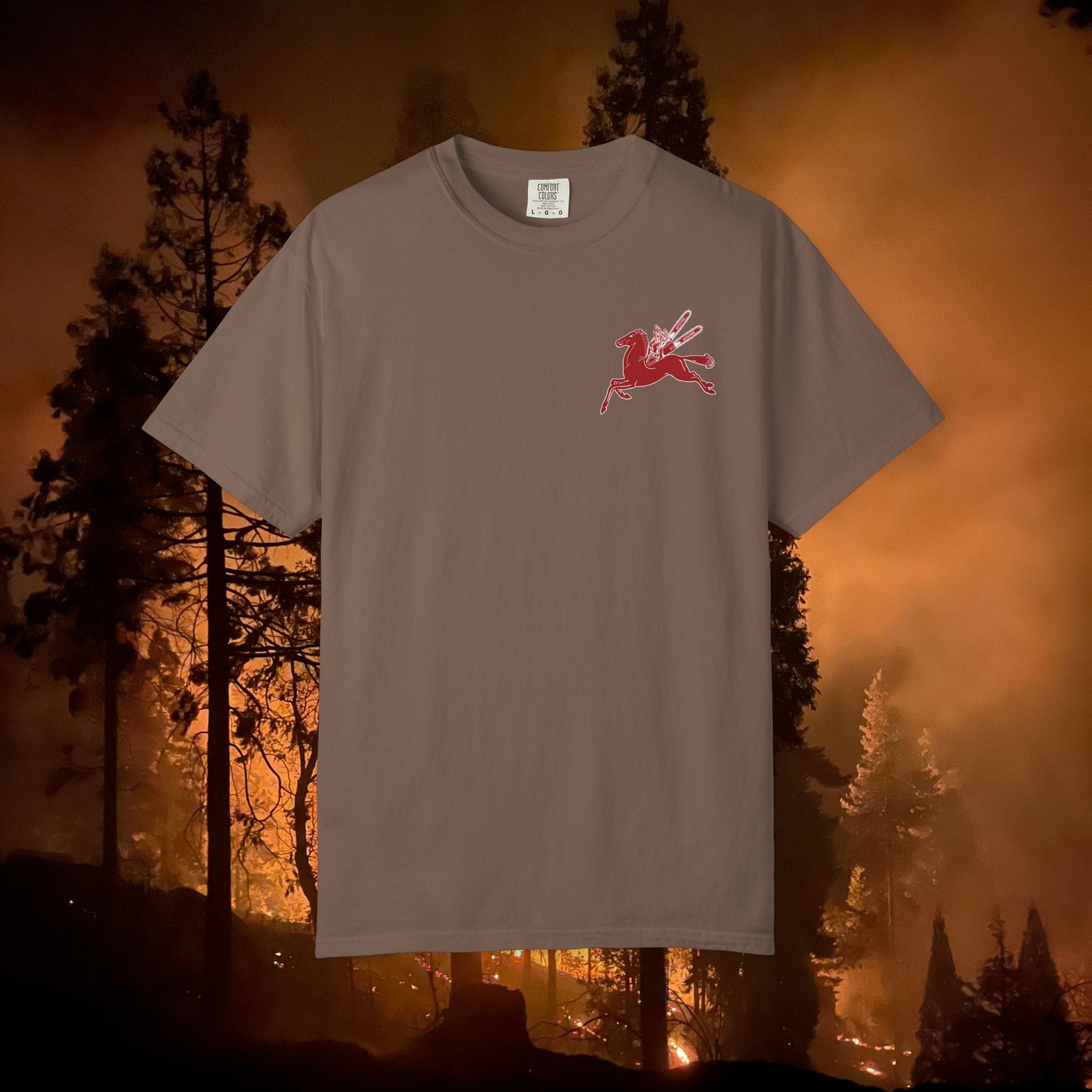 Pegasus Unisex Garment-Dyed T-shirt