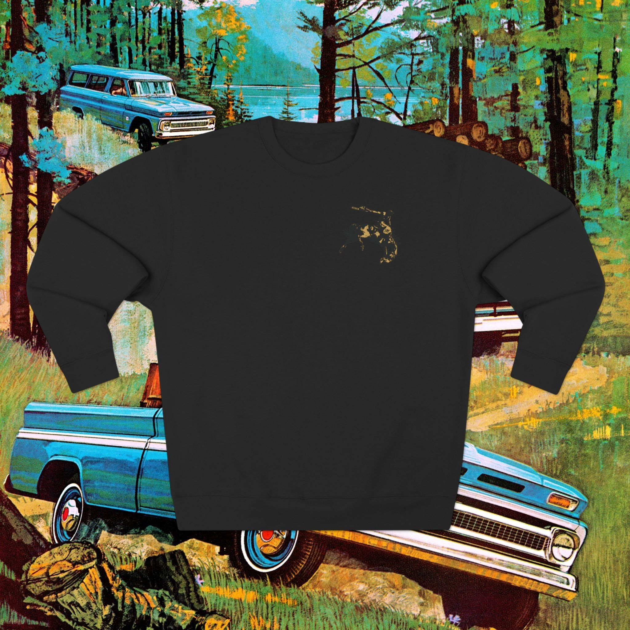 Moto Cowboy Unisex Crewneck Sweatshirt