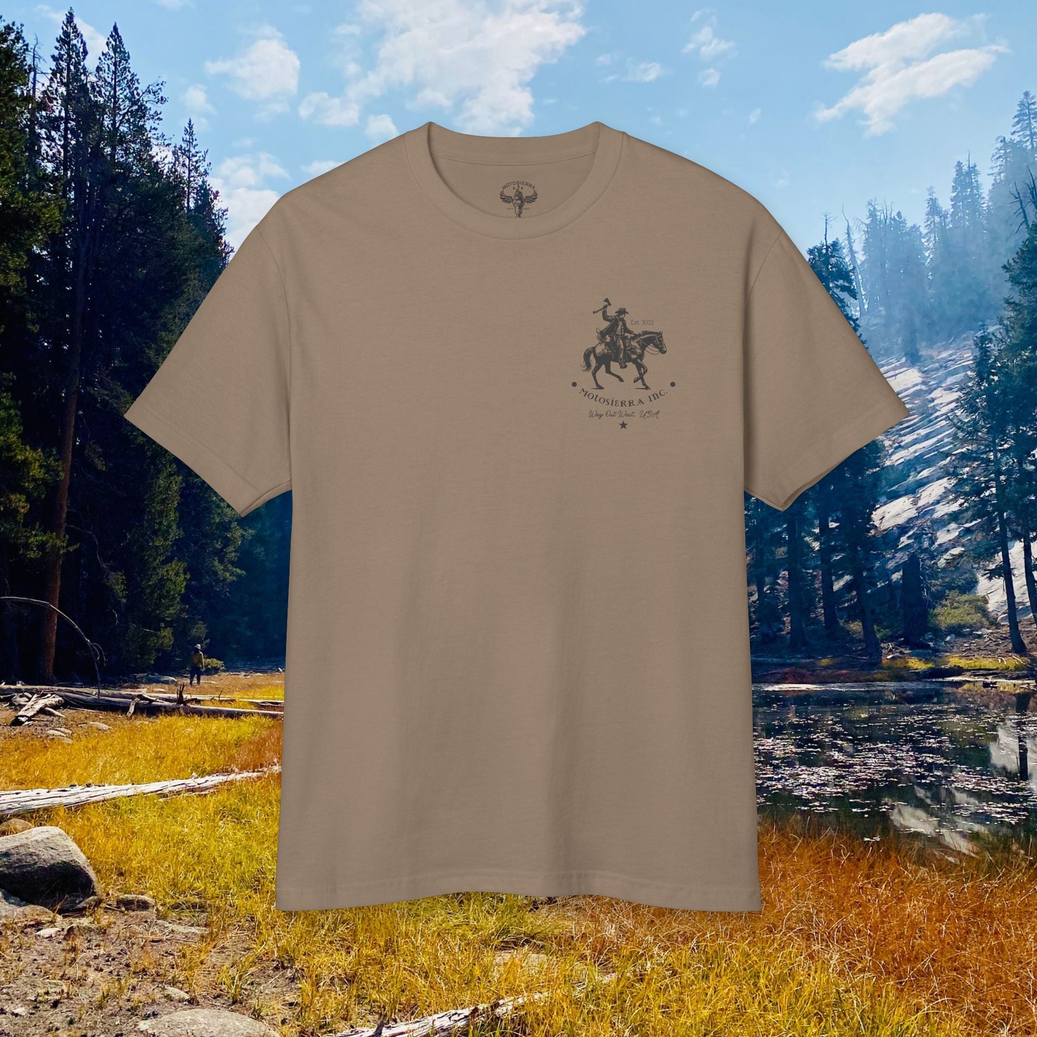 Unisex Cowboy Graphic Tee, Perfect for Gifts, Outdoors, Rodeo Events, Vintage Style
