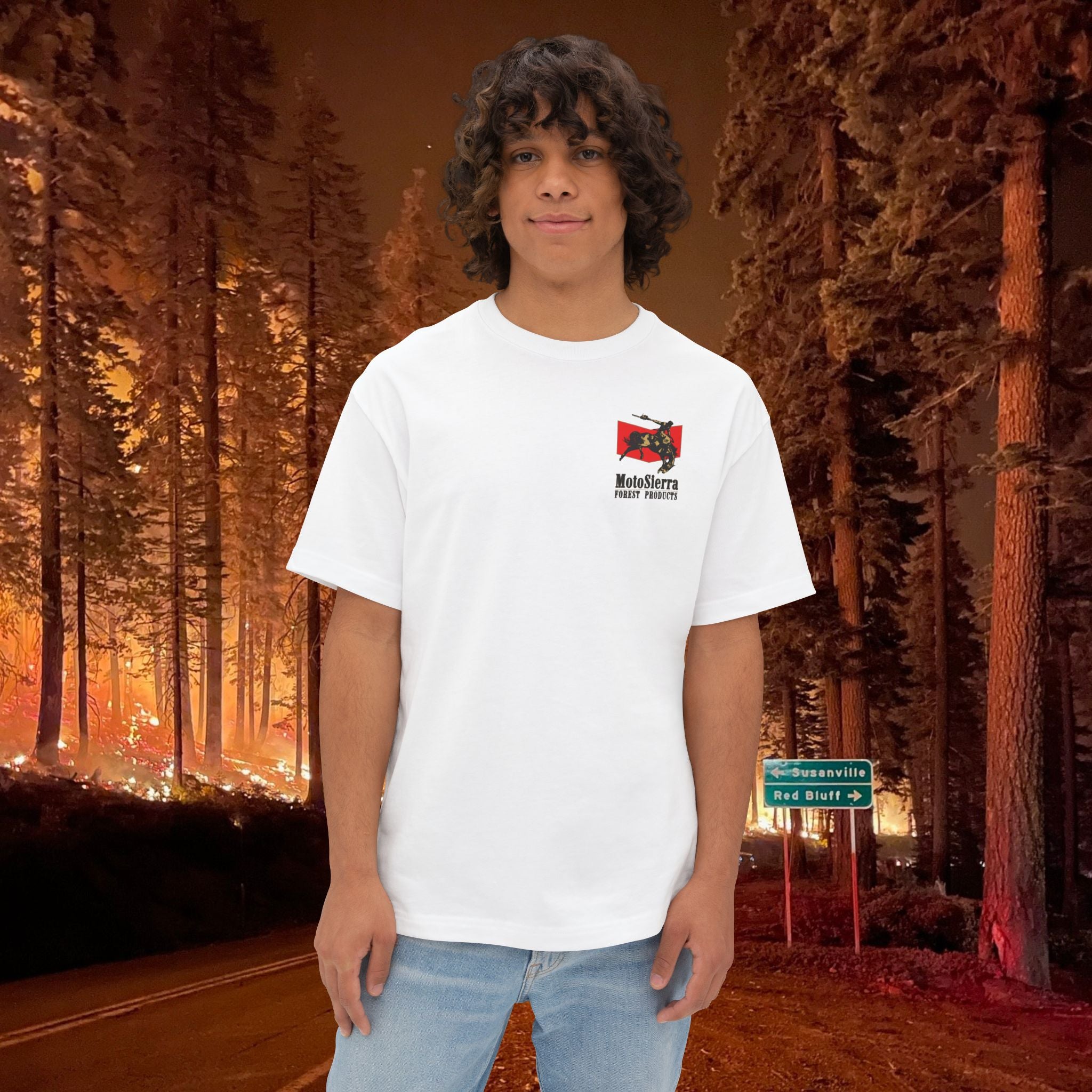 Classic Cowboy Logo Unisex Oversized Boxy Tee