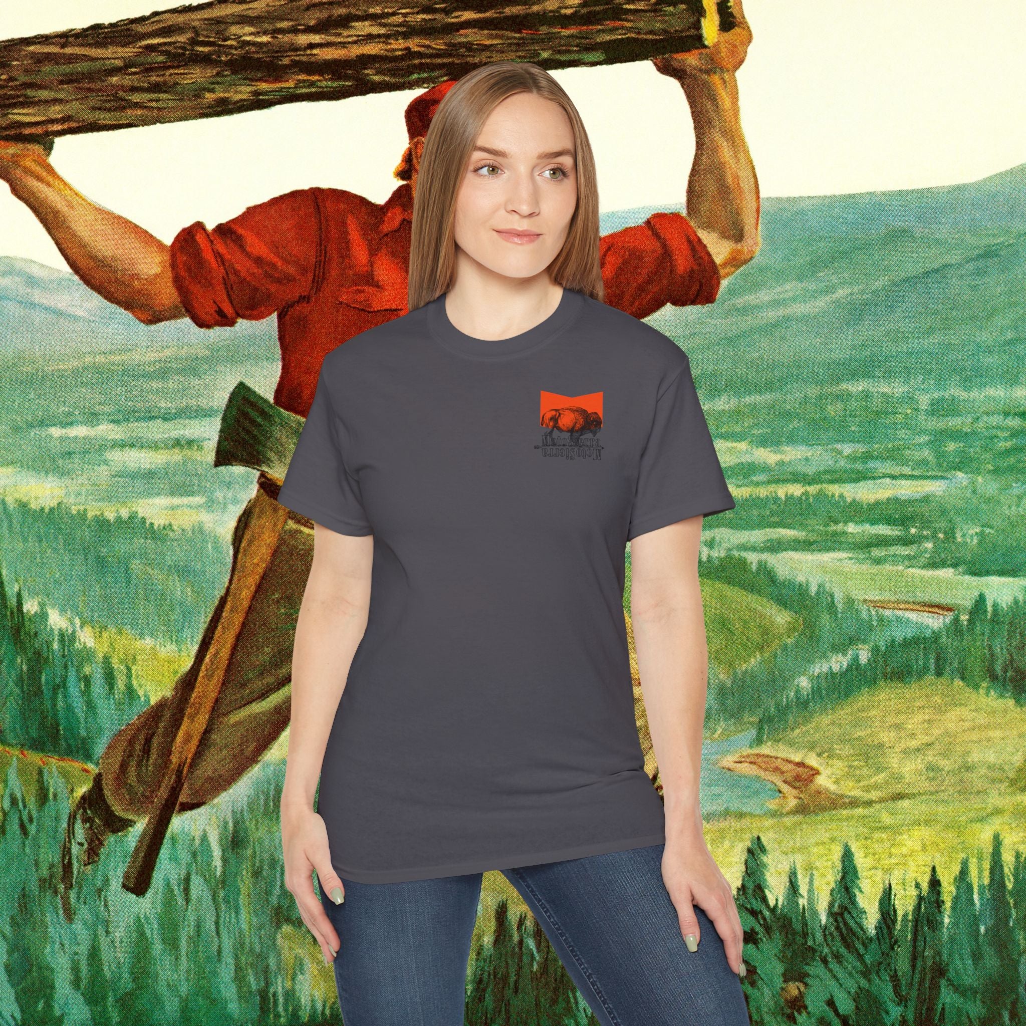 EUROPE ONLY Bison Unisex Ultra Cotton Tee