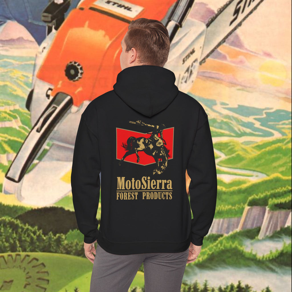 EUROPE ONLY Chevron Cowboy Logo Unisex Heavy Blend™ Hooded Sweatshirt