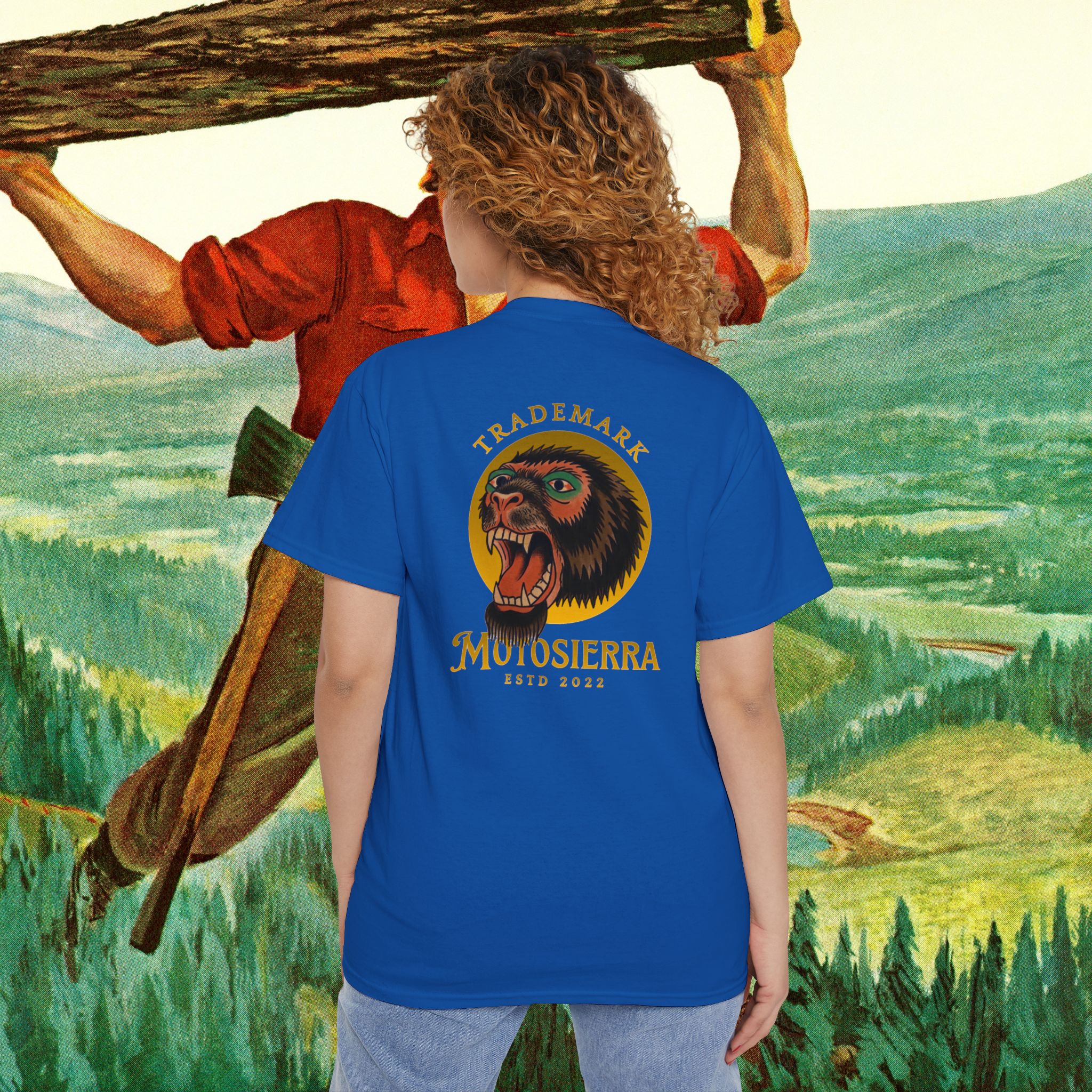 Sasquatch Unisex Heavy Cotton Pocket Tee