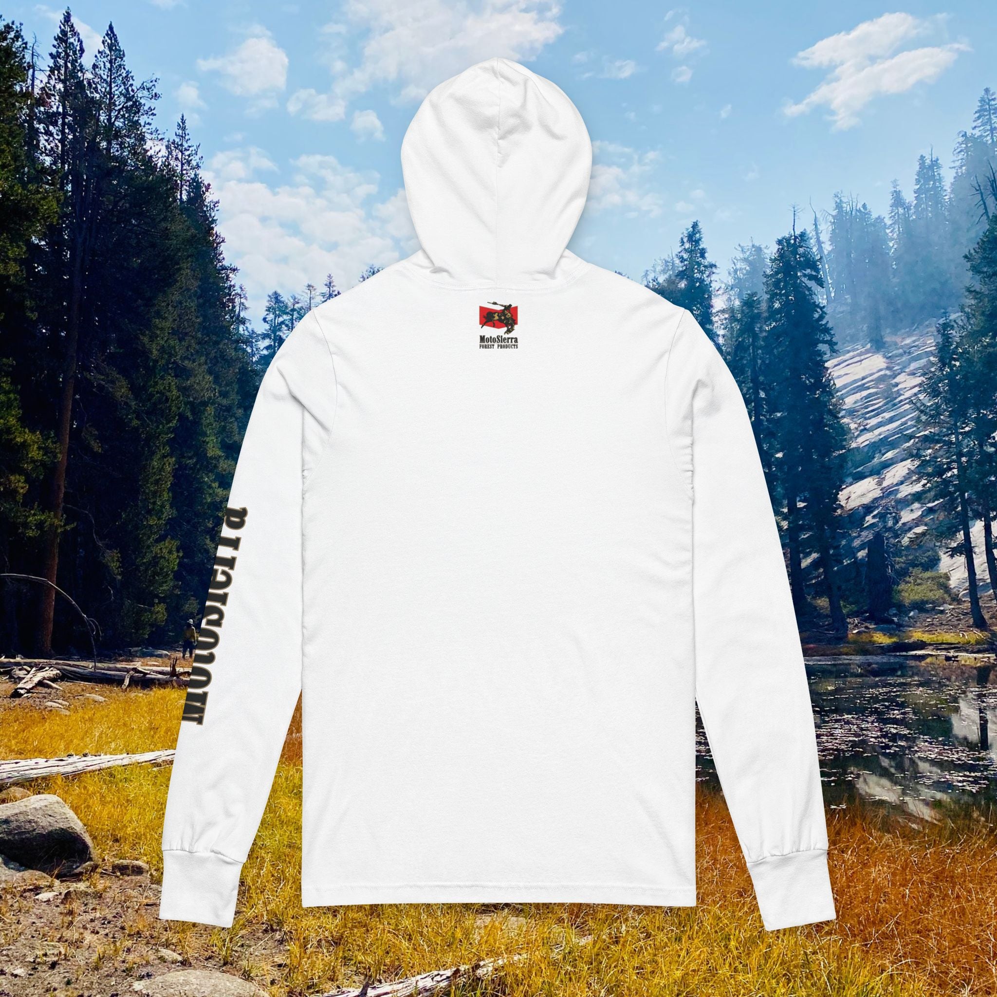 MotoSierra Forest Products Unisex Hooded Long Sleeve Tee