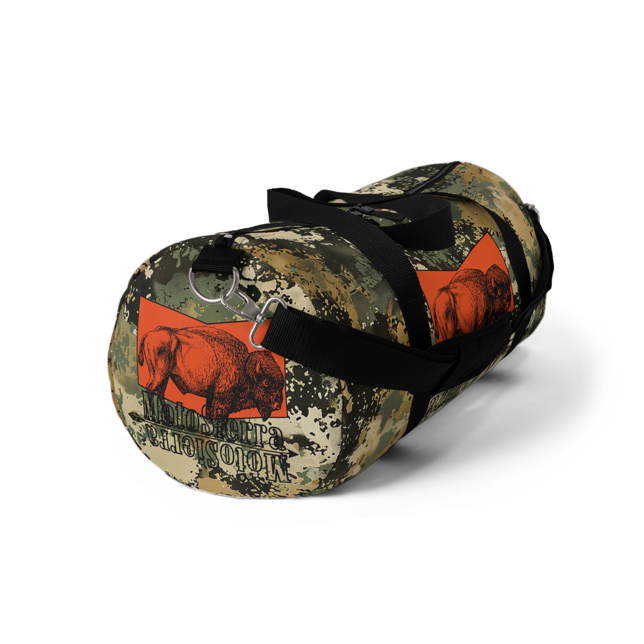 Bison Logo Flecktarn Duffel Bag