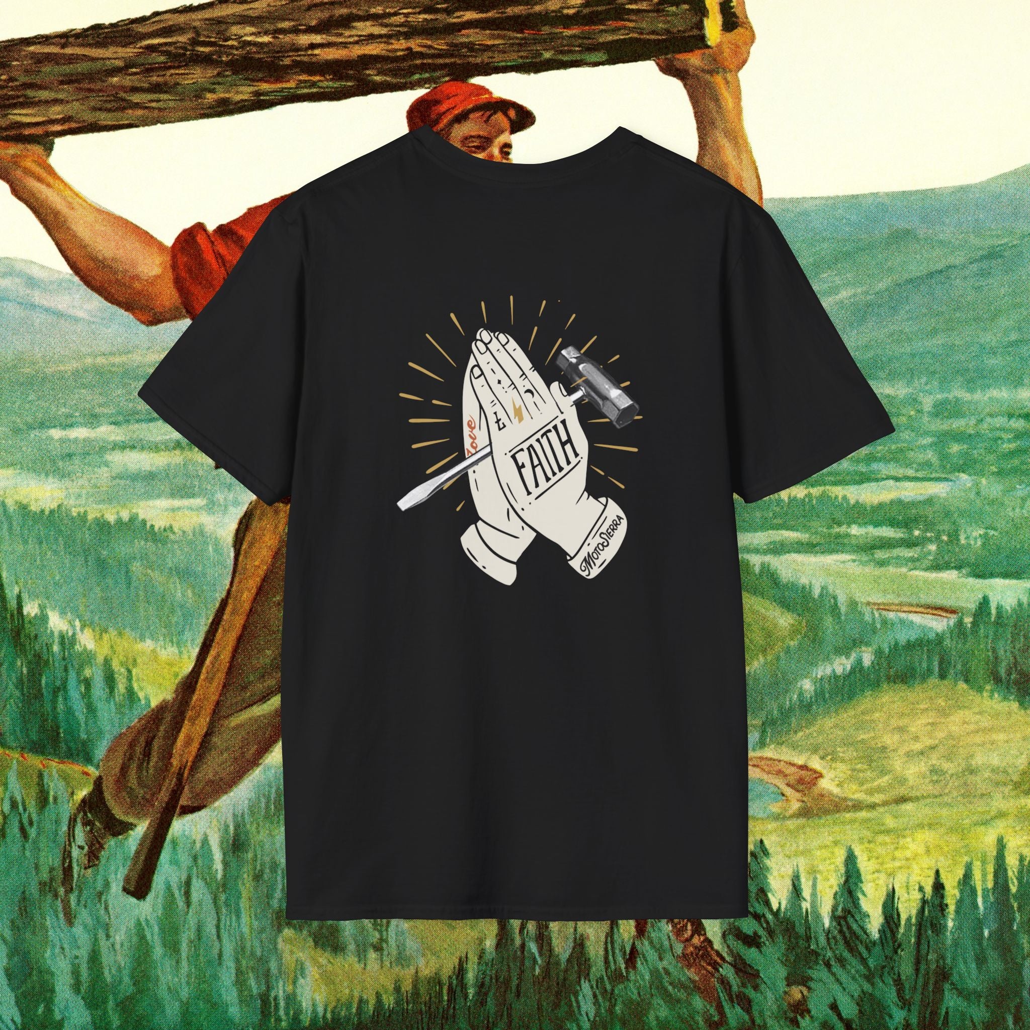 EUROPE ONLY Faith Scrench Unisex Softstyle T-Shirt