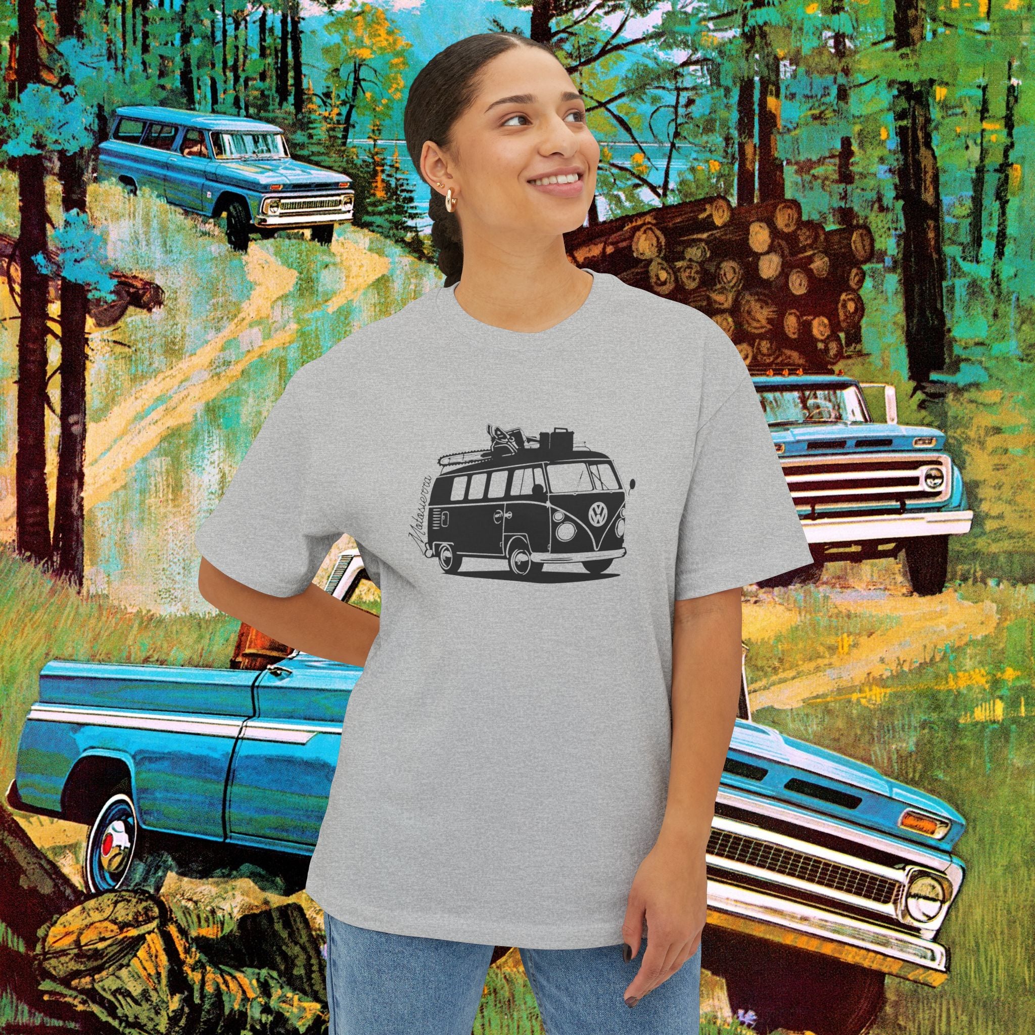 Magic Bus Unisex Oversized Boxy Tee