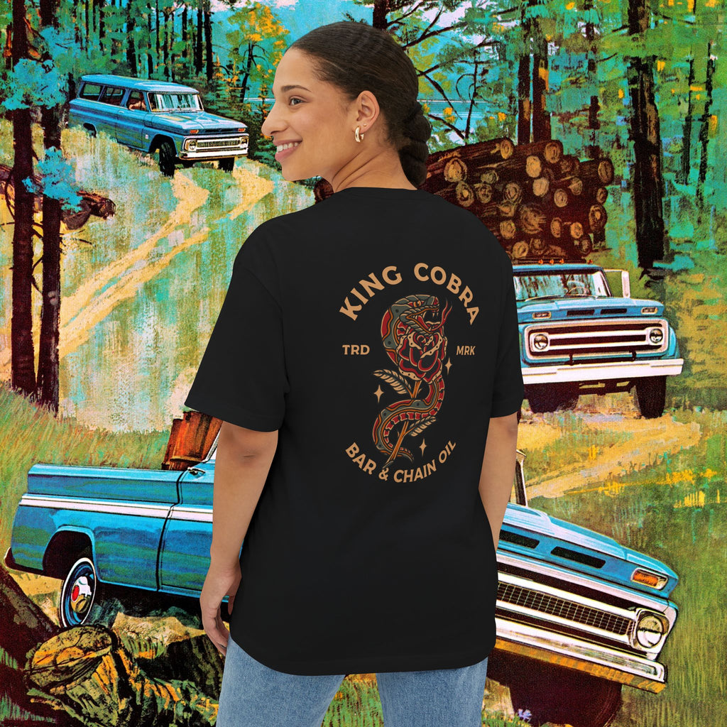 King Cobra Unisex Oversized Boxy Tee