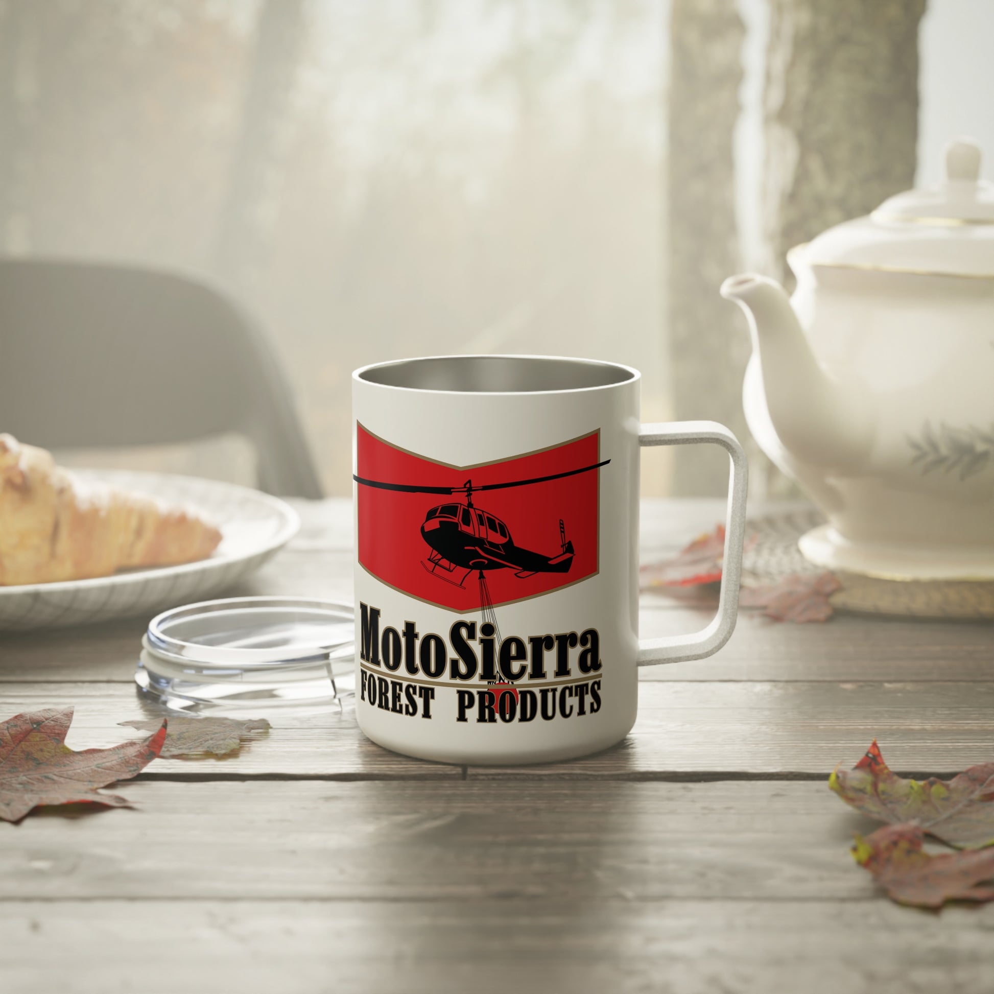 205 Logo Insulated Travel Mug, Camping Coffee Cup