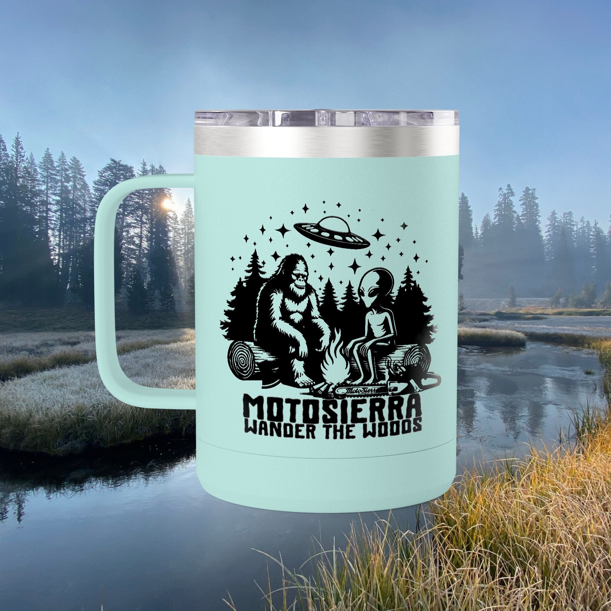 Just Us Bros Camping Coffee Mug | Adventure Mug | Outdoor Tumbler