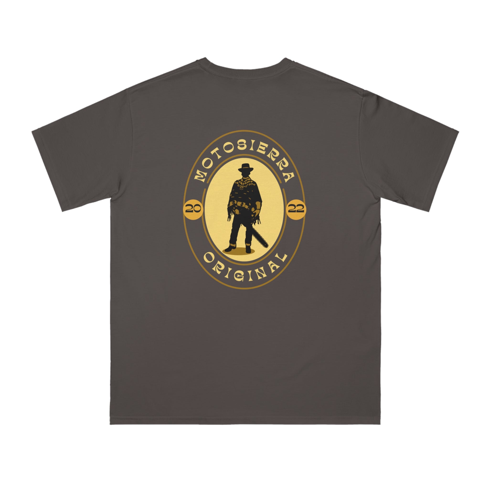 Gunslinger Organic Unisex Classic T-Shirt - Vintage Motosierra Graphic Tee, Eco-Friendly Apparel, Casual Wear, Gift for Him/Her