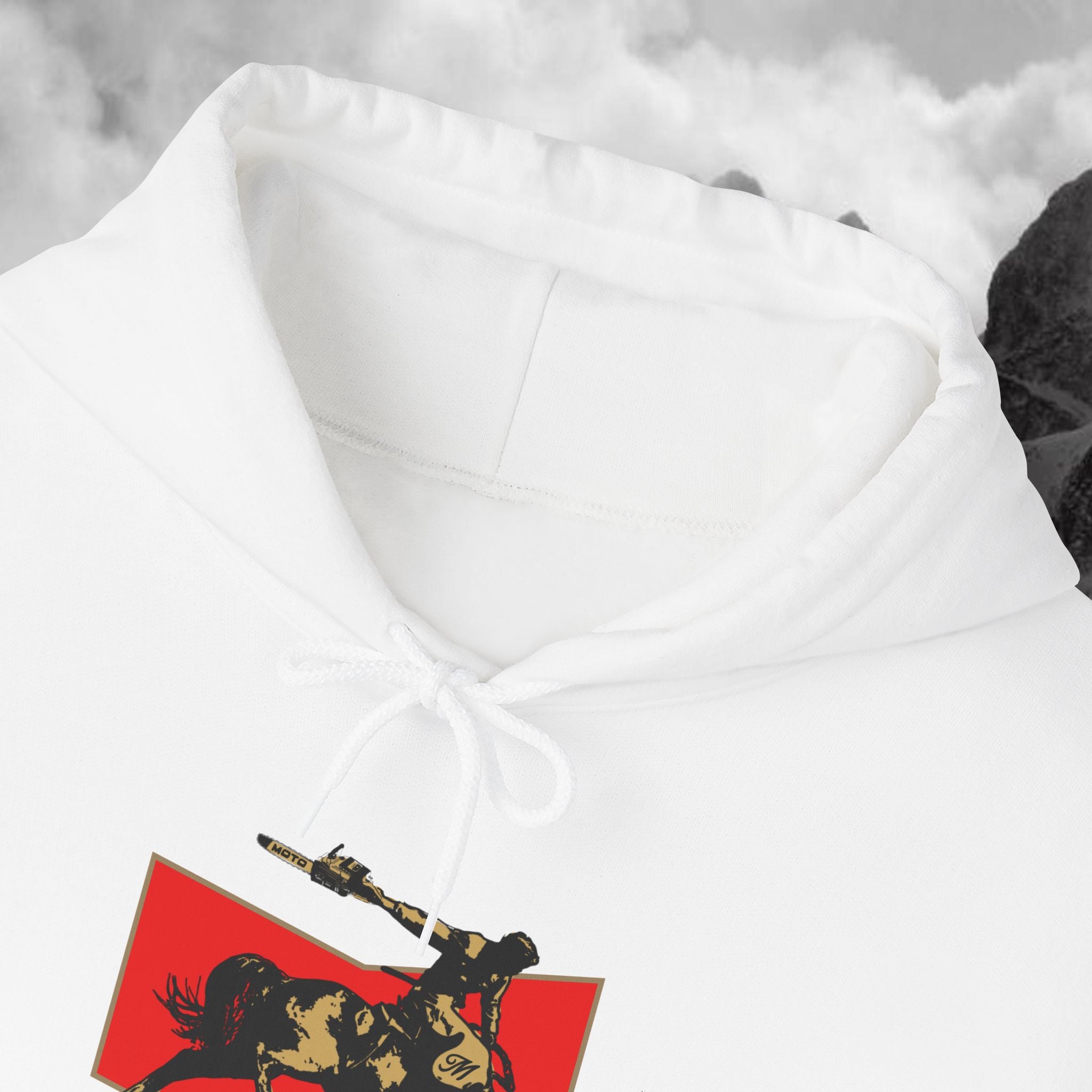 Moto Cowboy Heavy Blend Hoodie