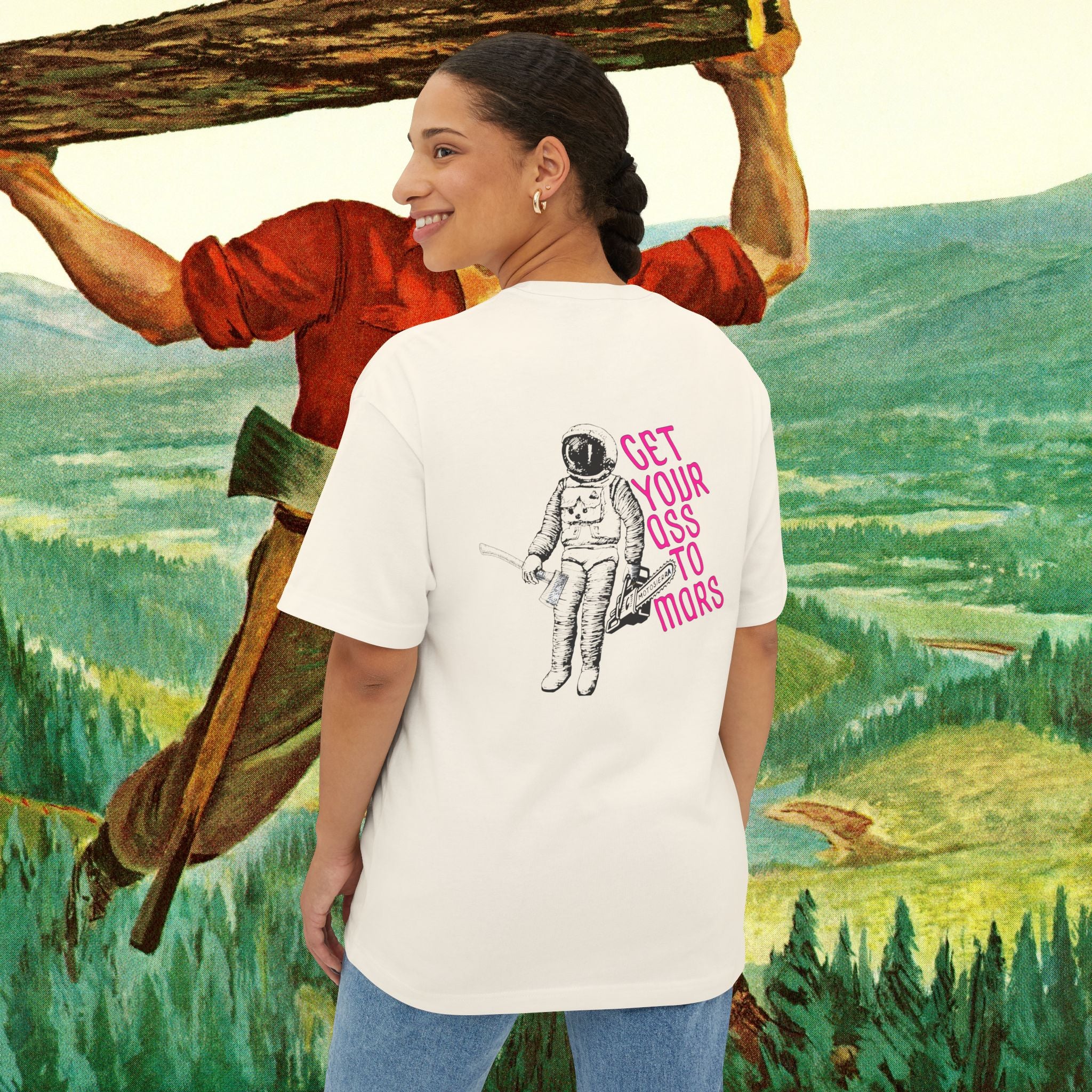 Mars Unisex Oversized Boxy Tee