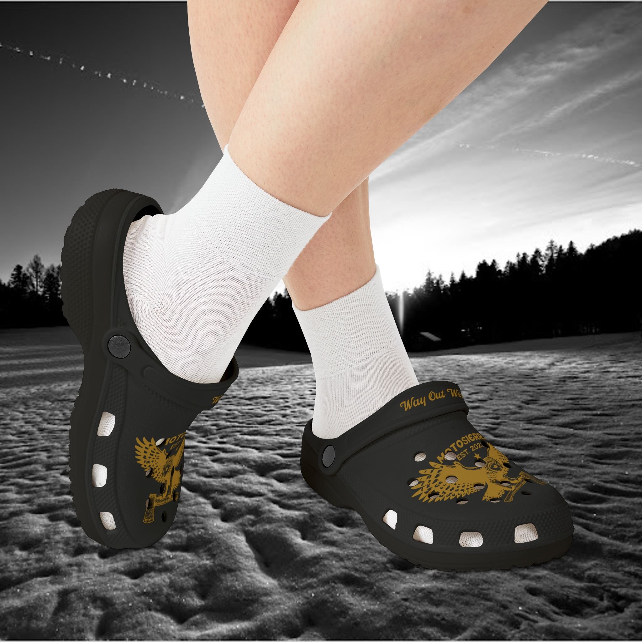 Motosierra Owl Logo Foam Rubber Shoes