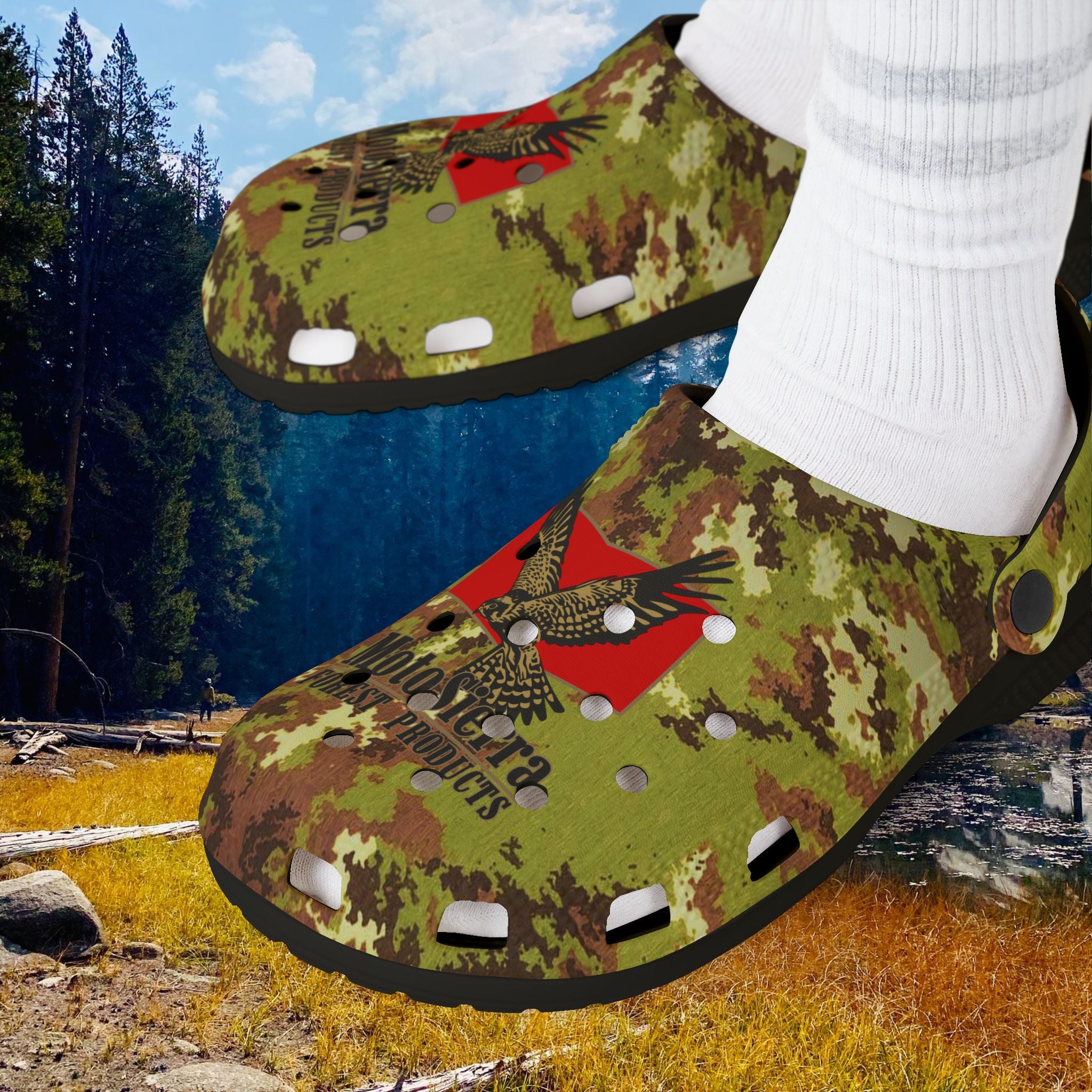 Kestrel Logo Camo Foam Rubber Shoes