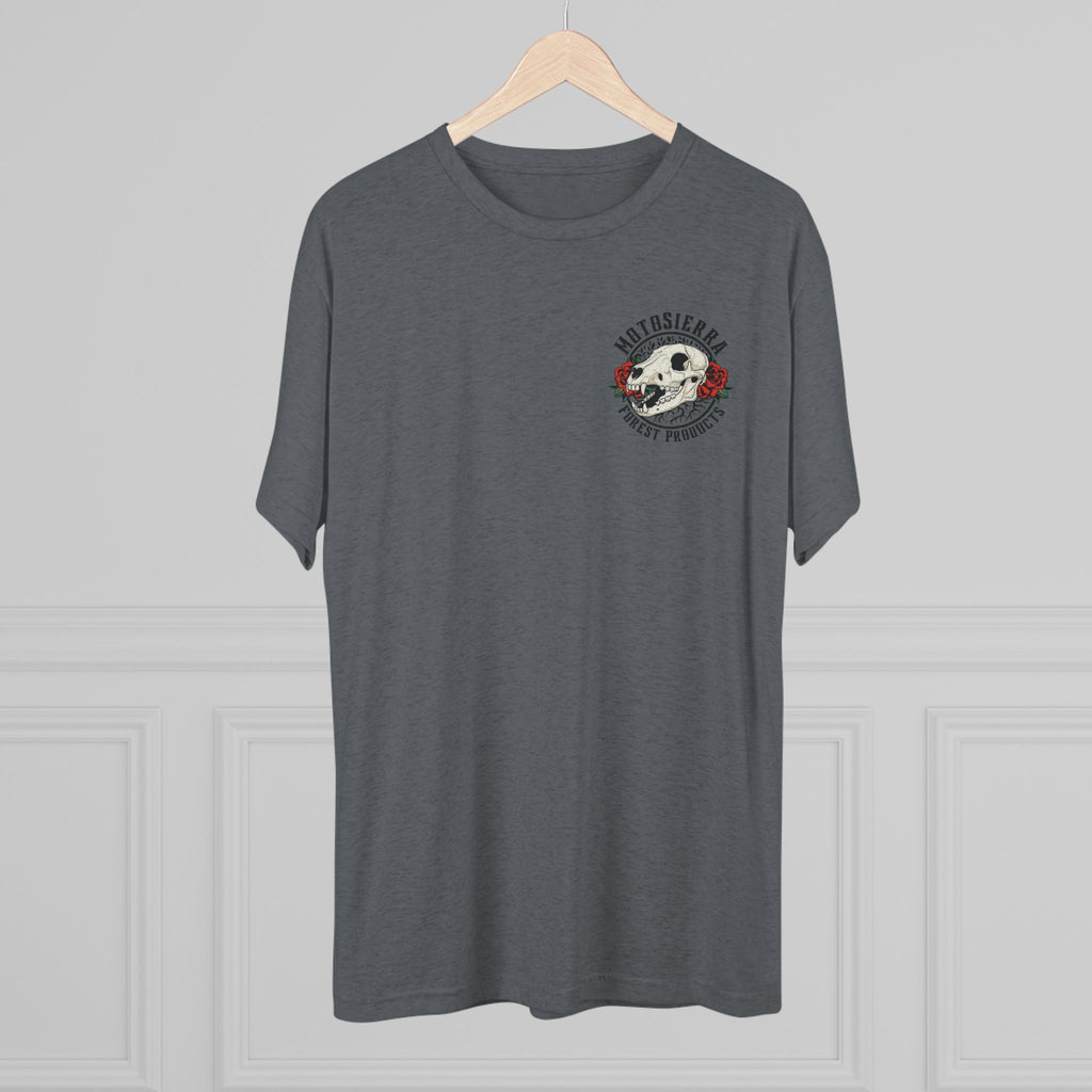 Bear Skull Tri-Blend Crew Tee