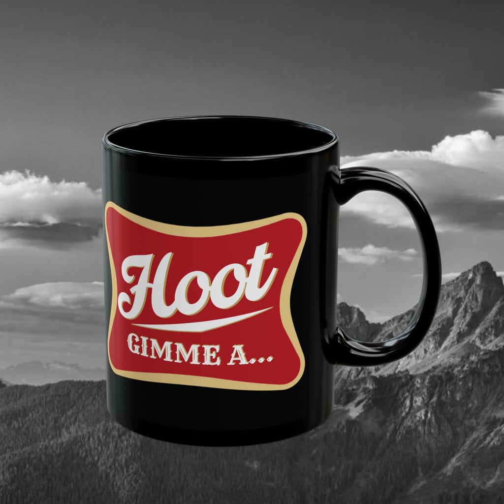 Hoot Black Mug (11oz)