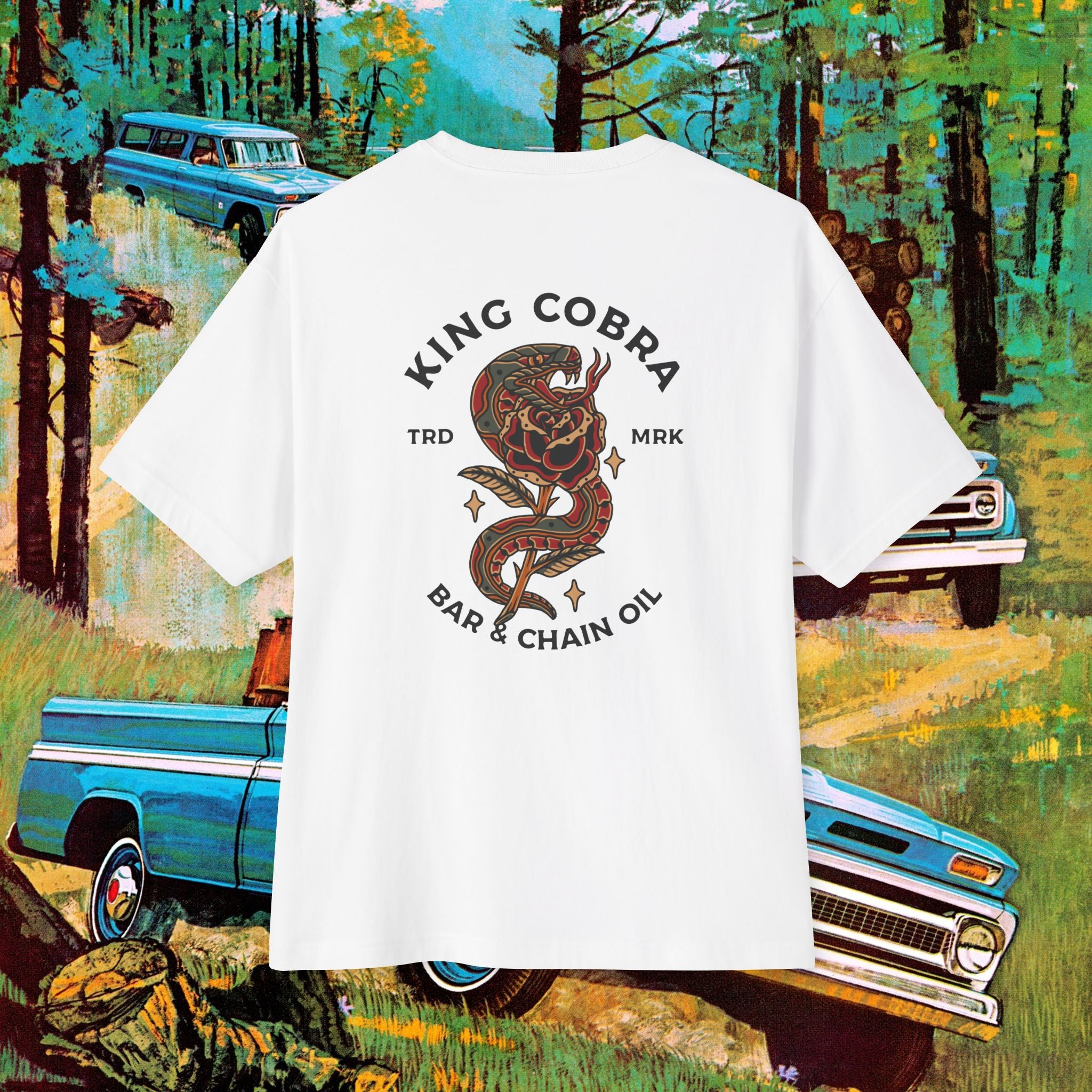 King Cobra Unisex Oversized Boxy Tee
