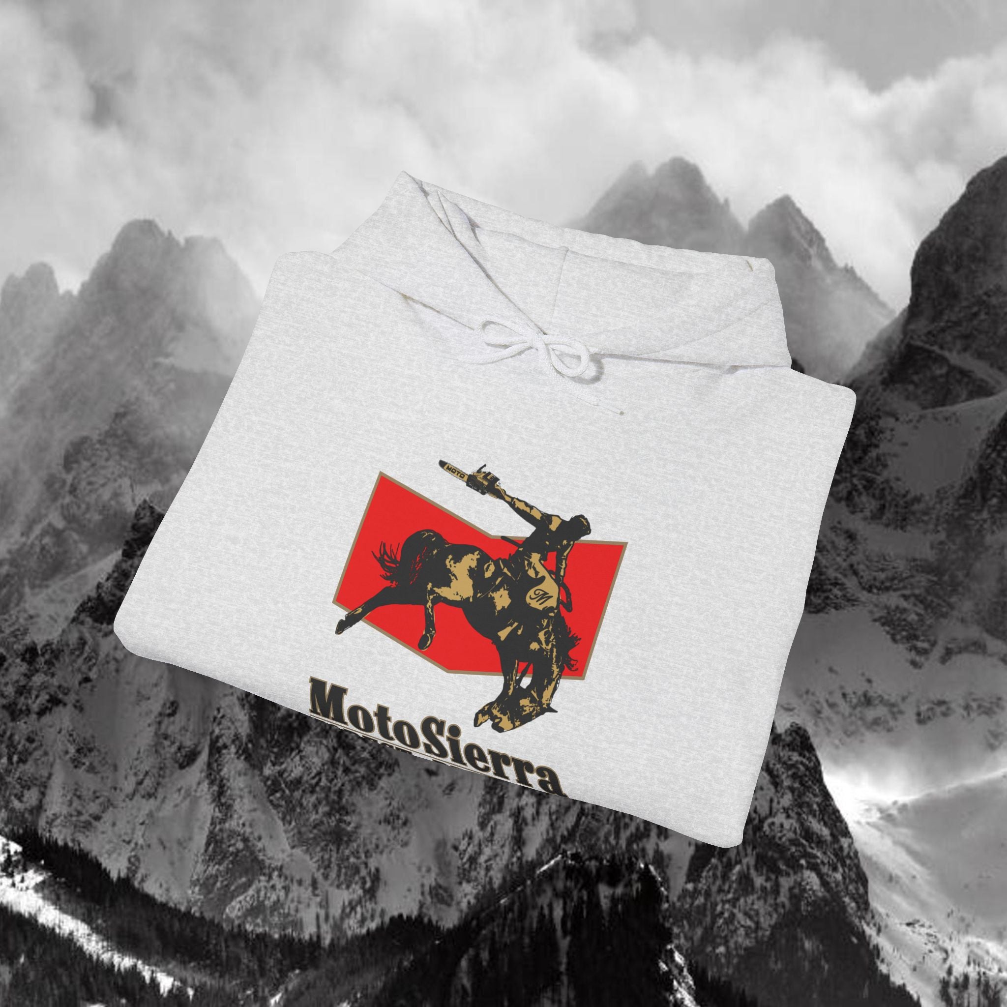 Moto Cowboy Heavy Blend Hoodie