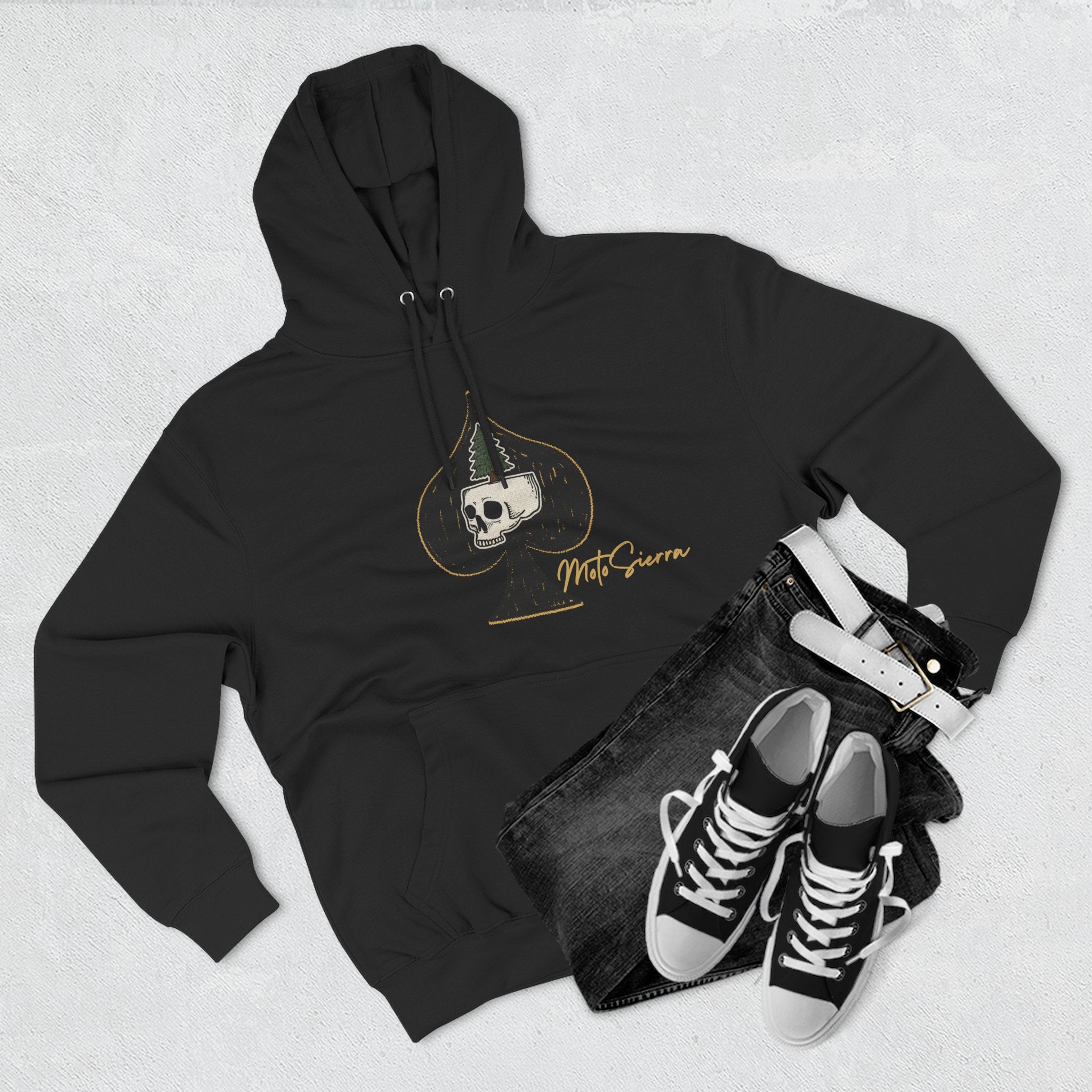Ace of Spades Three-Panel Fleece Hoodie