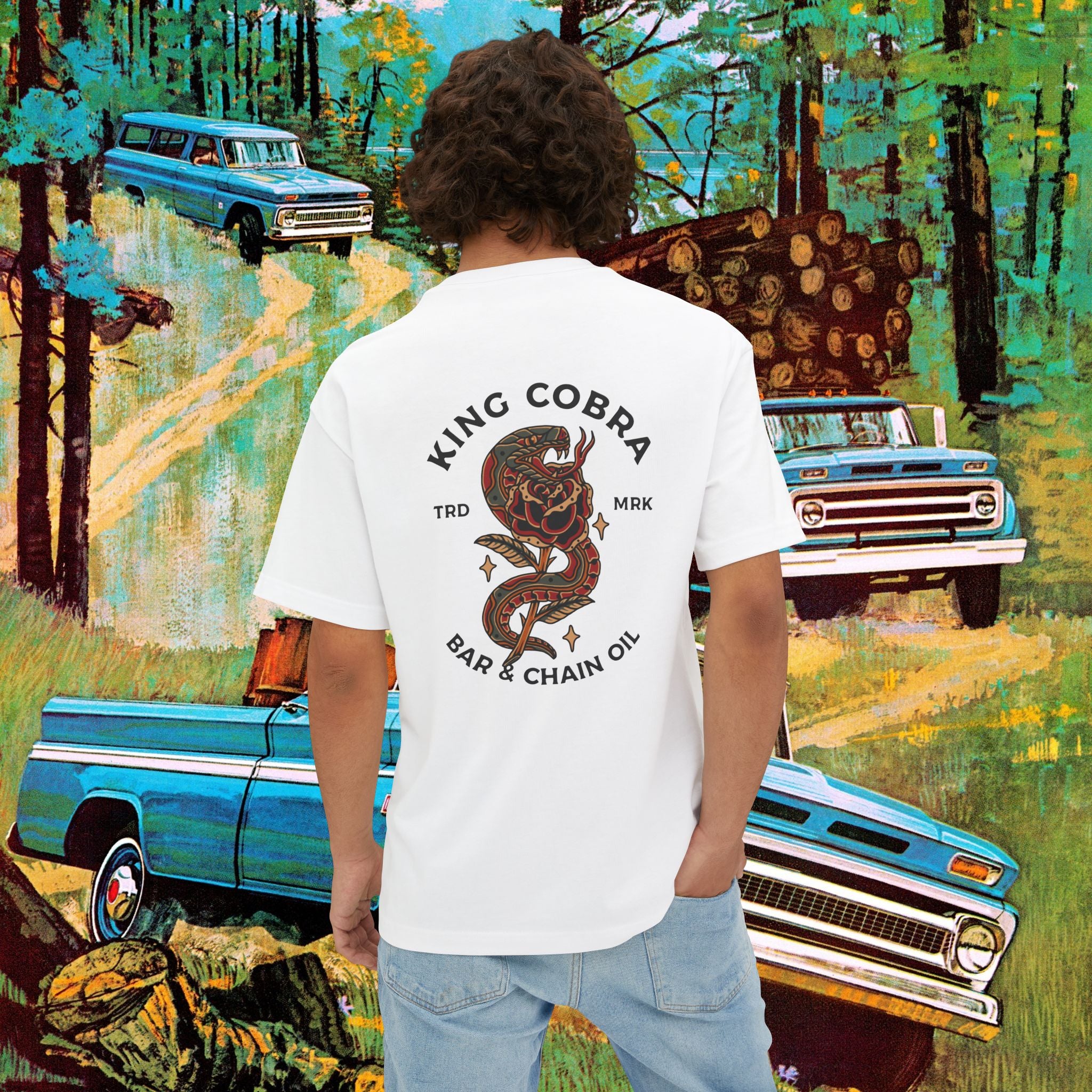 King Cobra Unisex Oversized Boxy Tee