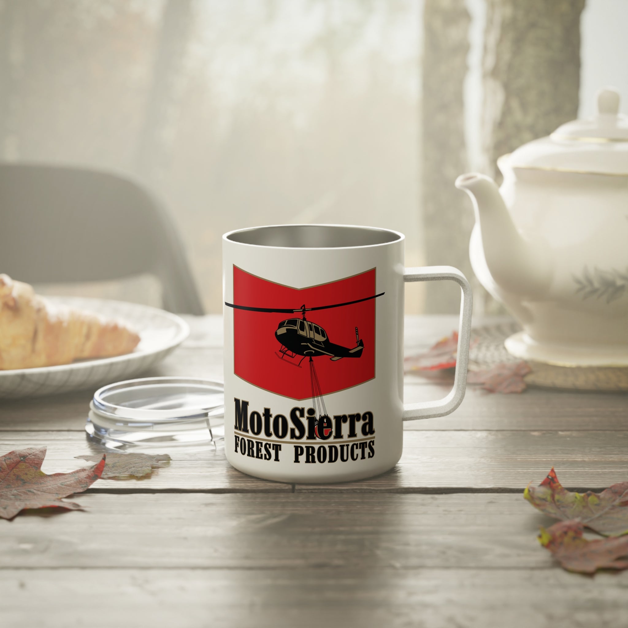 205 Logo Insulated Travel Mug, Camping Coffee Cup