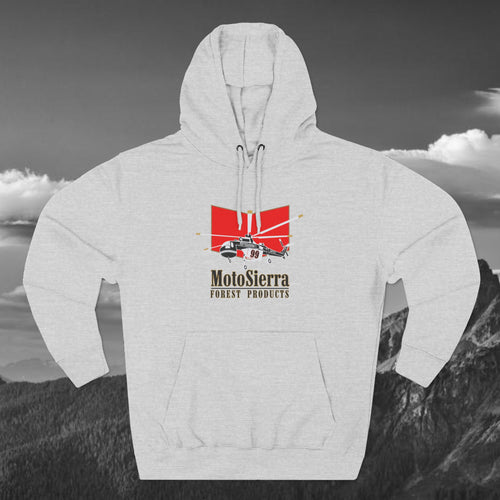 Crane Three-Panel Fleece Hoodie