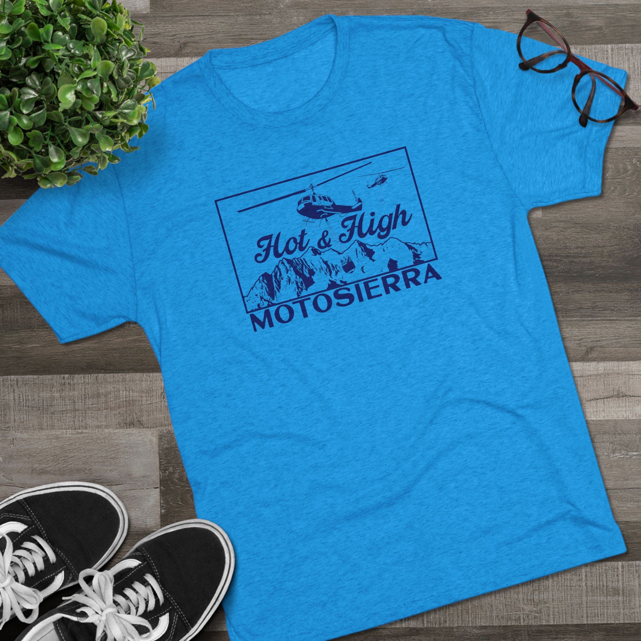 Hot & High Unisex Tri-Blend Crew Tee