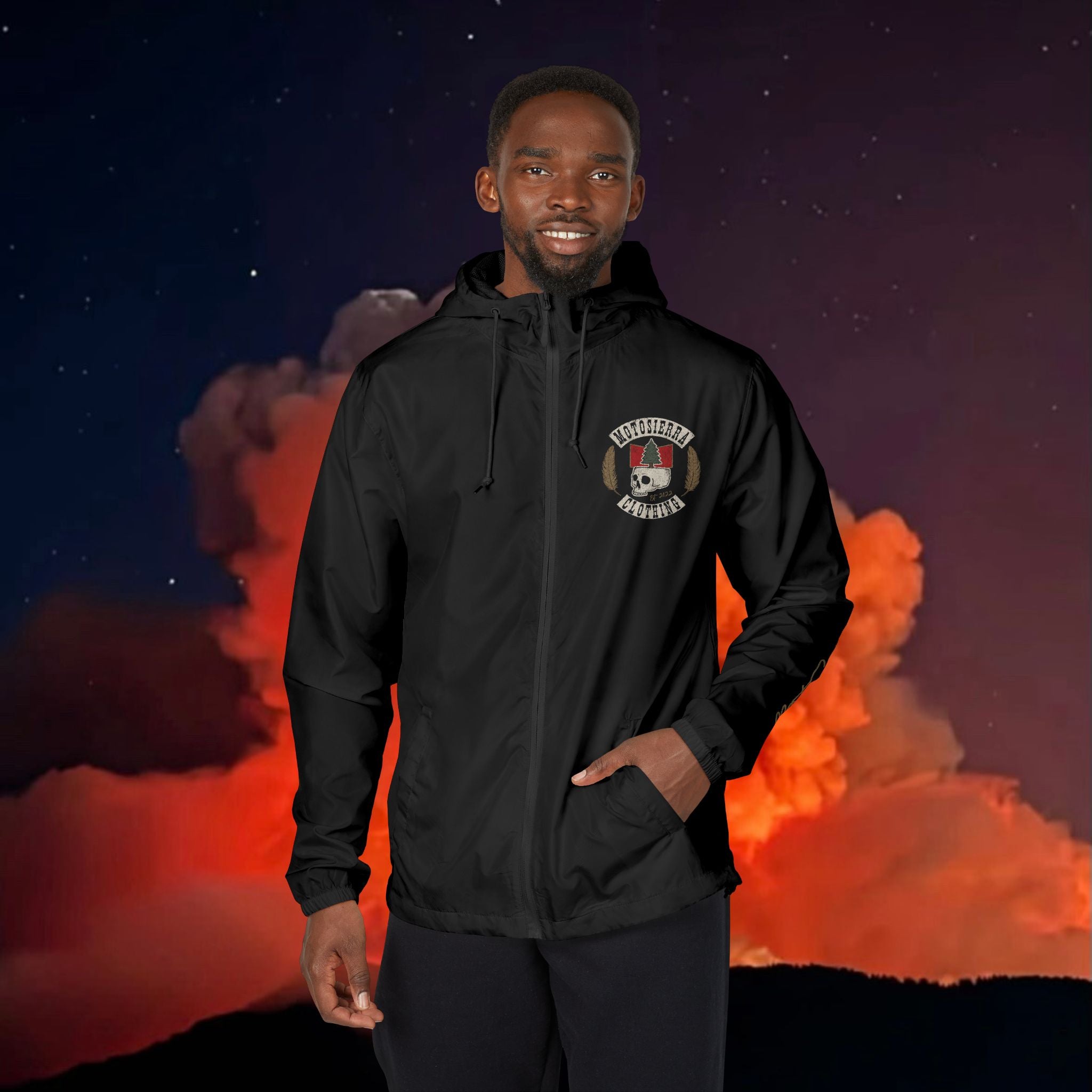 Tree Skull Unisex Full-Zip Windbreaker Jacket