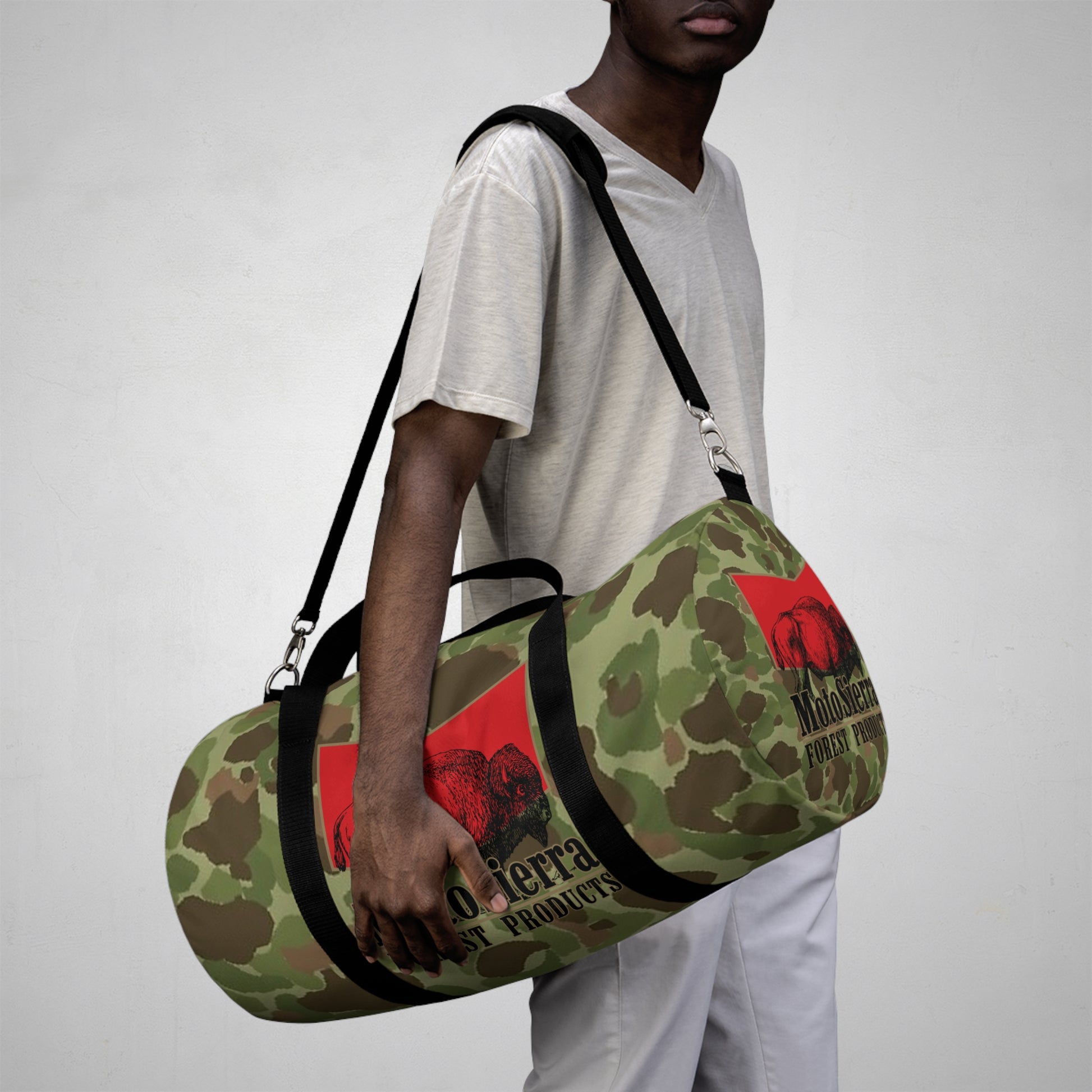 Frogskin Motosierra Adventure Duffel Bag - Perfect for Gym, Travel, Outdoor Activities, Weekend Getaway, Gifts