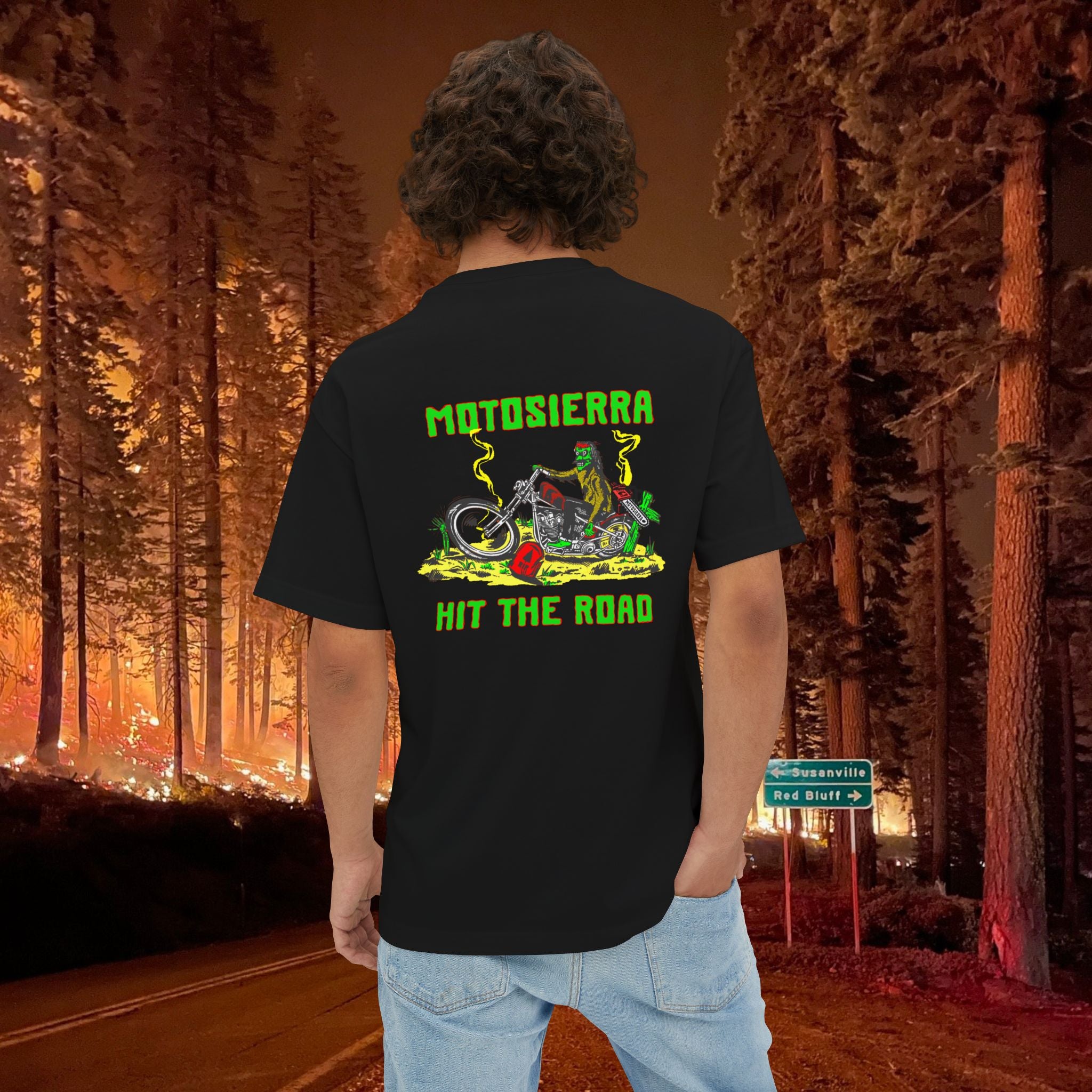 Zombie Chopper Unisex Oversized Boxy Tee