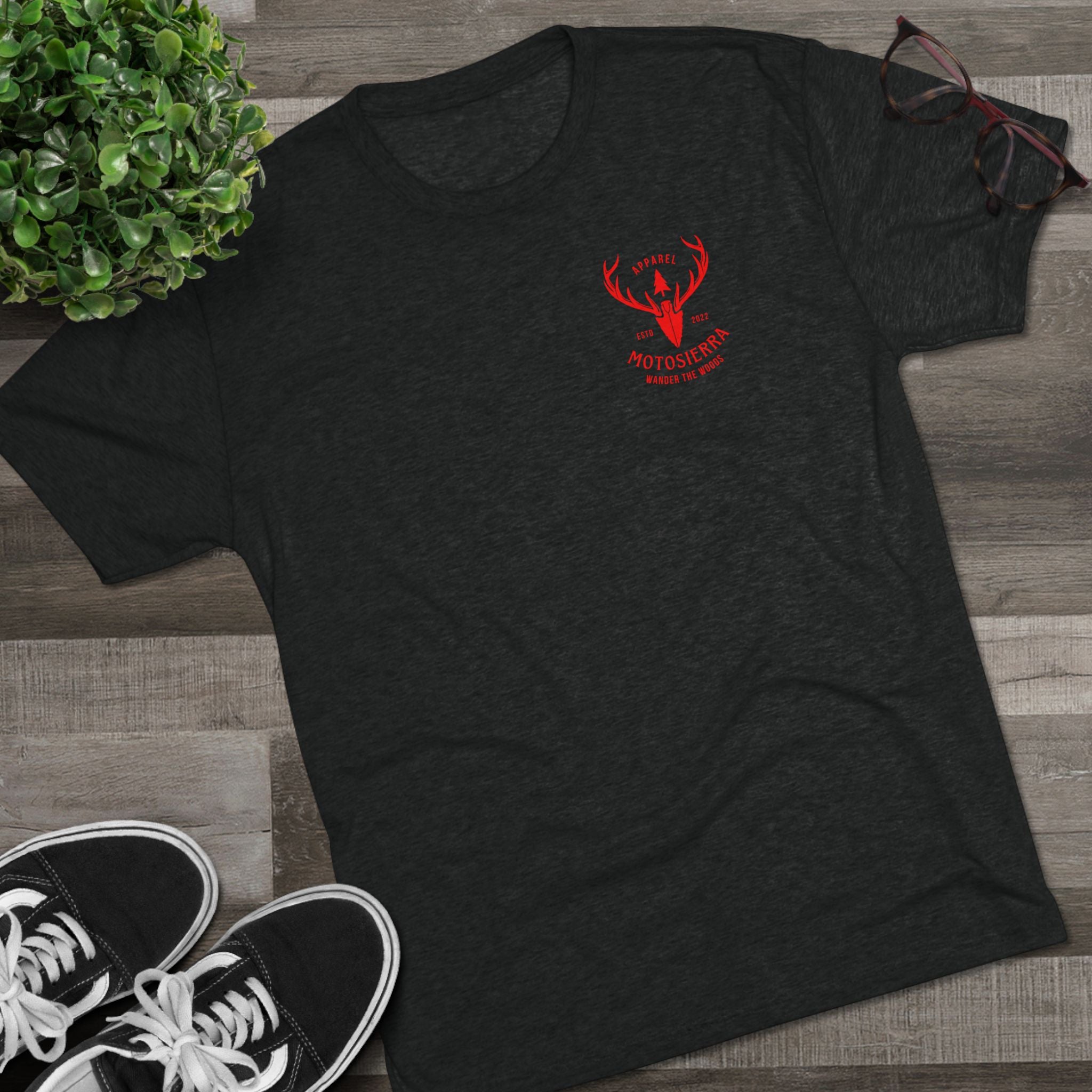 Antler Logo Unisex Tri-Blend Crew Tee