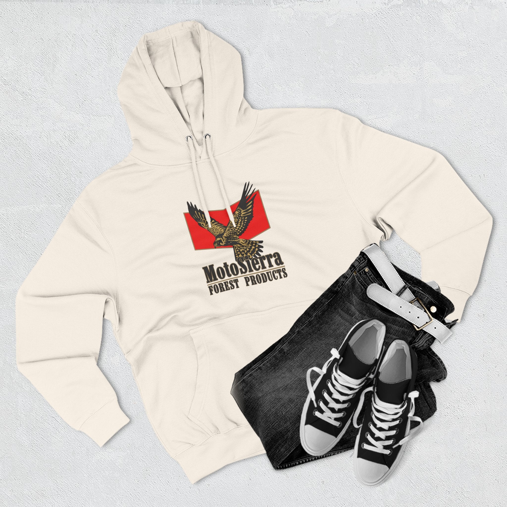 Kestrel Three-Panel Fleece Hoodie