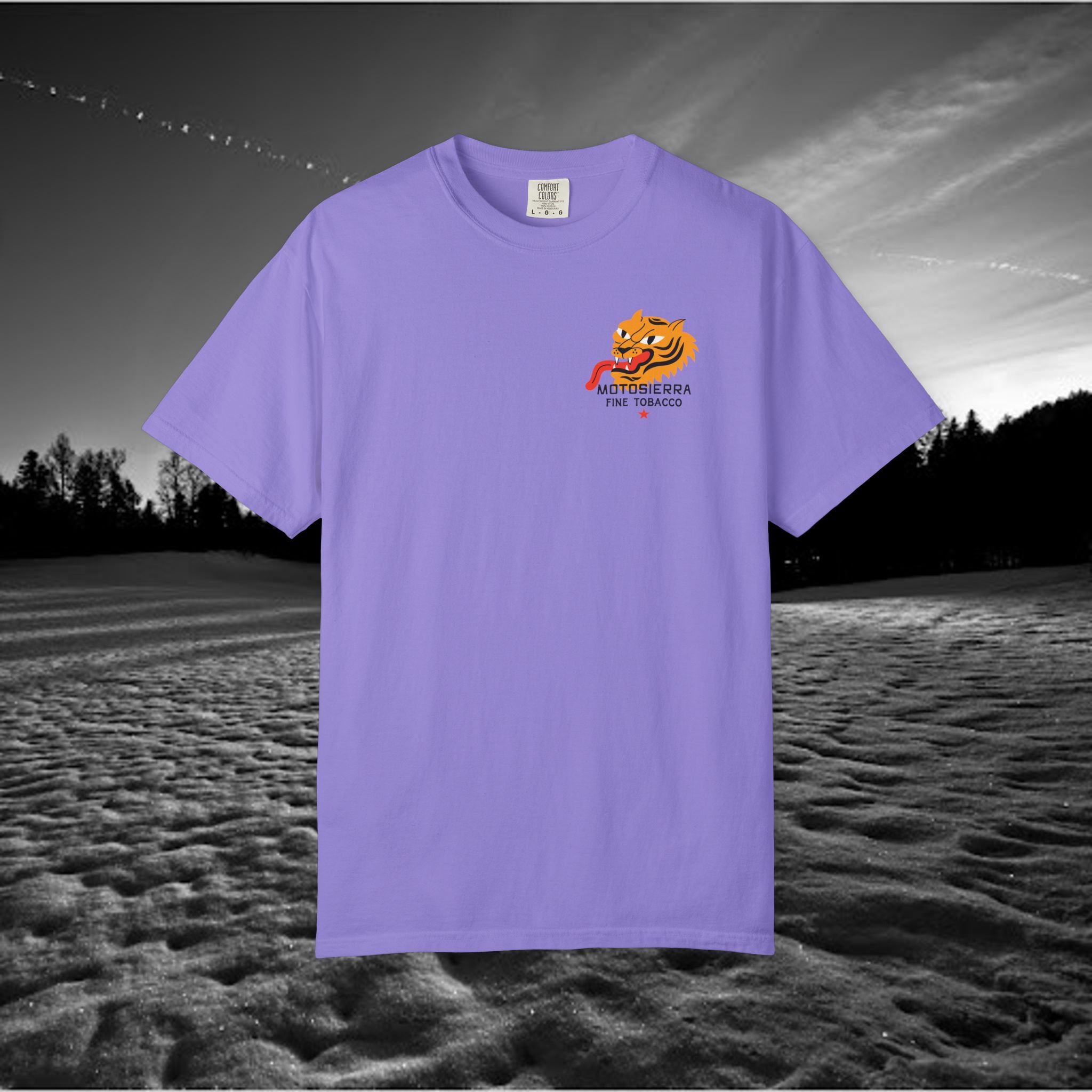 MotoSierra Fine Tobacco Garment-Dyed T-Shirt
