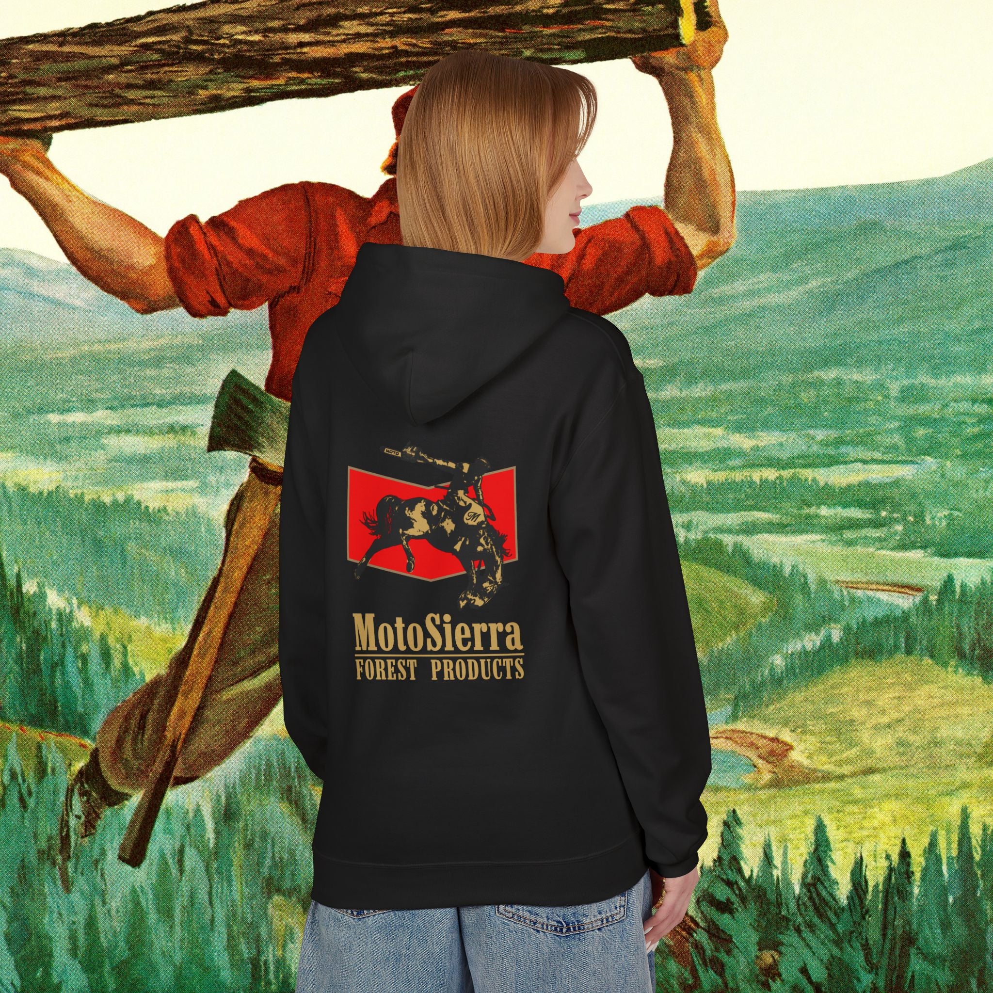 Australia Cowboy Logo Unisex Midweight Softstyle Fleece Hoodie