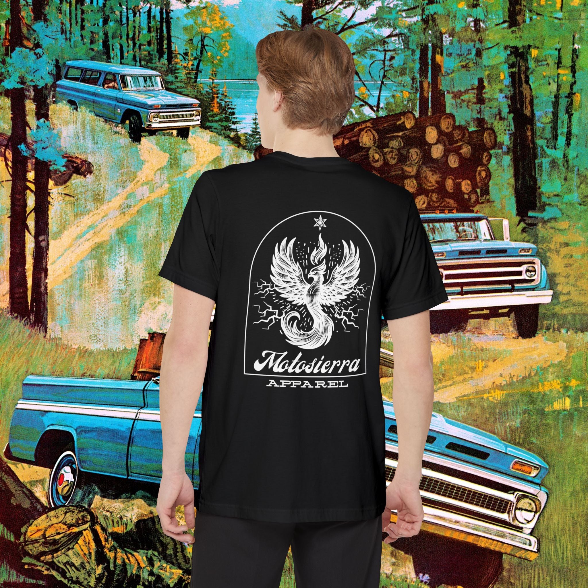 Thunderbird Vintage-Inspired Unisex Pocket T-Shirt