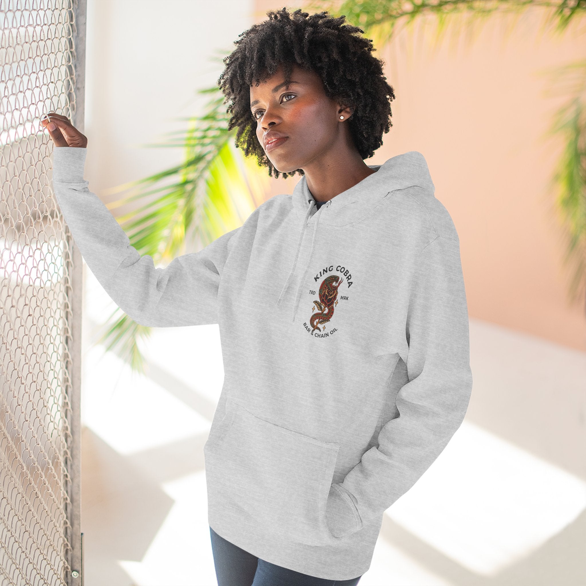 King Cobra Three-Panel Fleece Hoodie