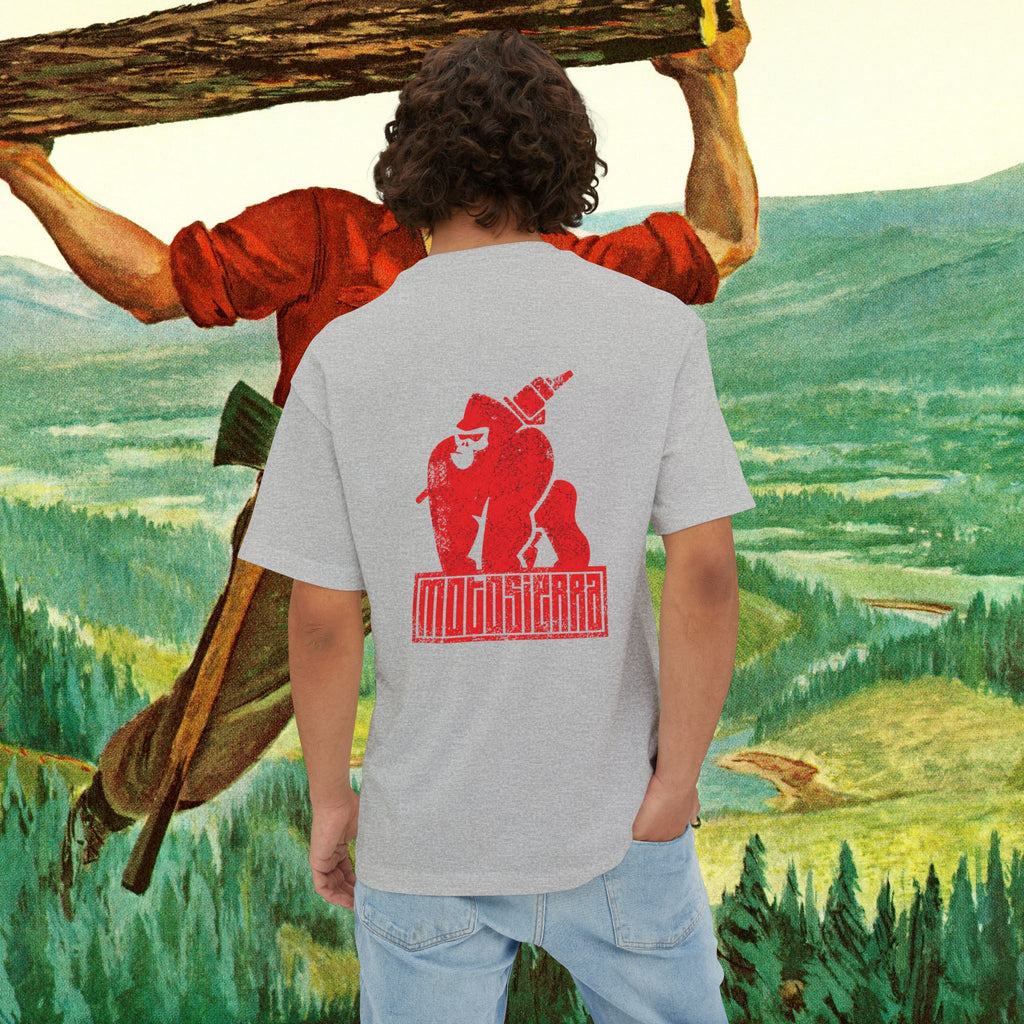 Skilled Labor Red Unisex Oversized Boxy Tee